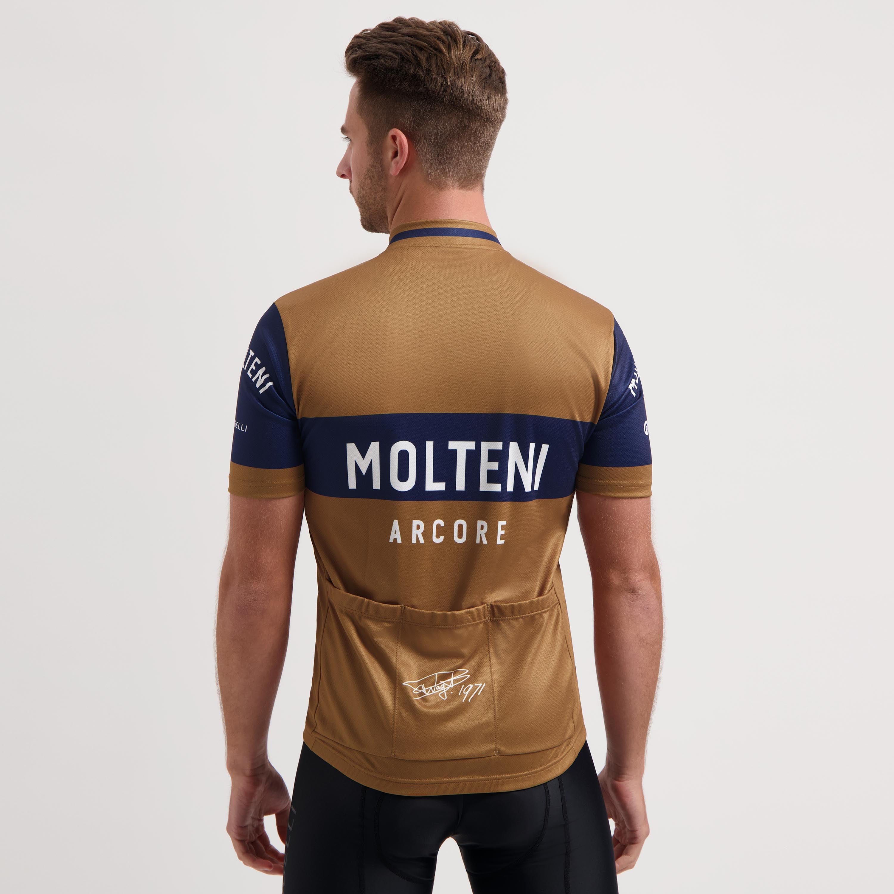 Molteni cycling shirt Men - Brown