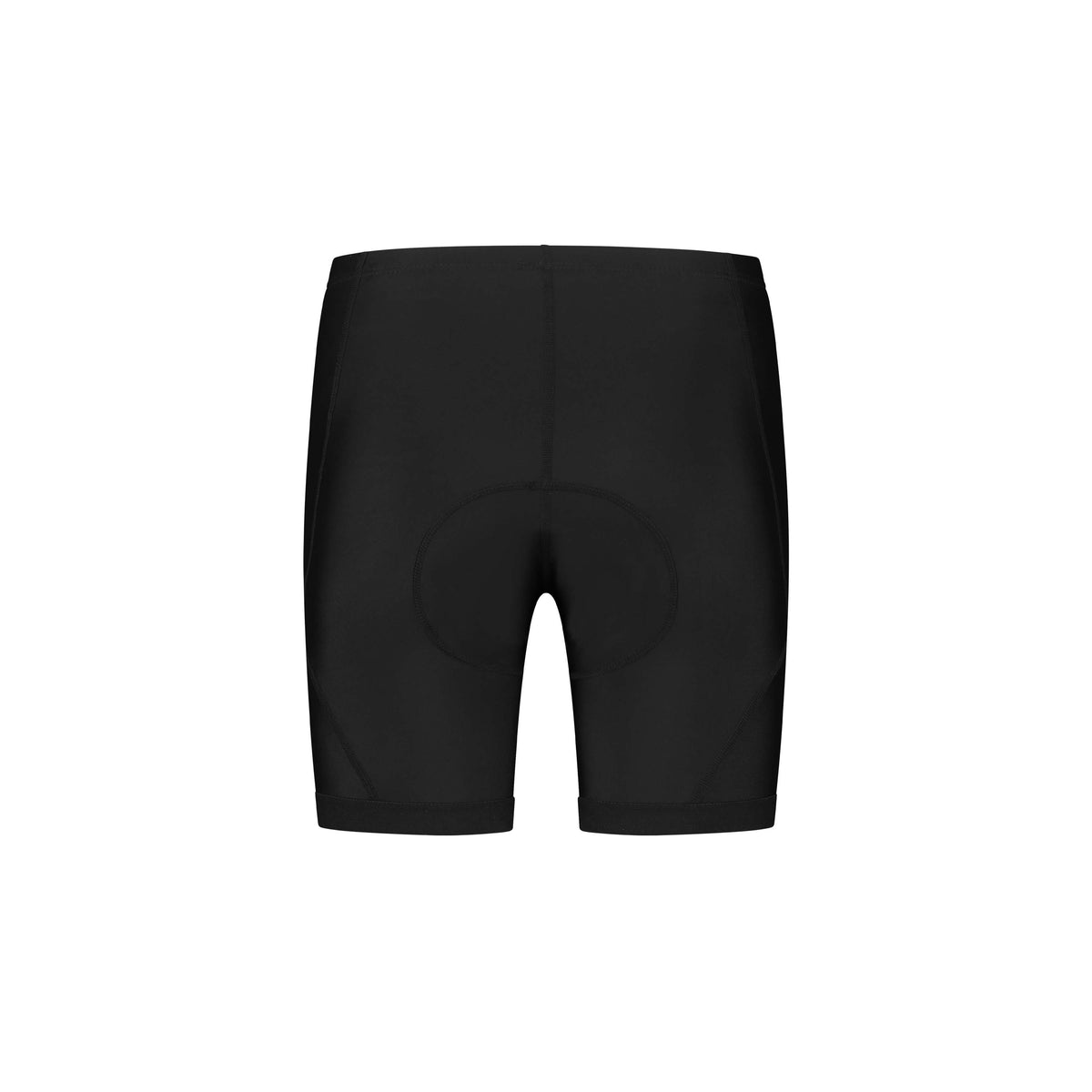 Rogelli Core korte fietsbroek zonder bretels dames zwart achterkant.