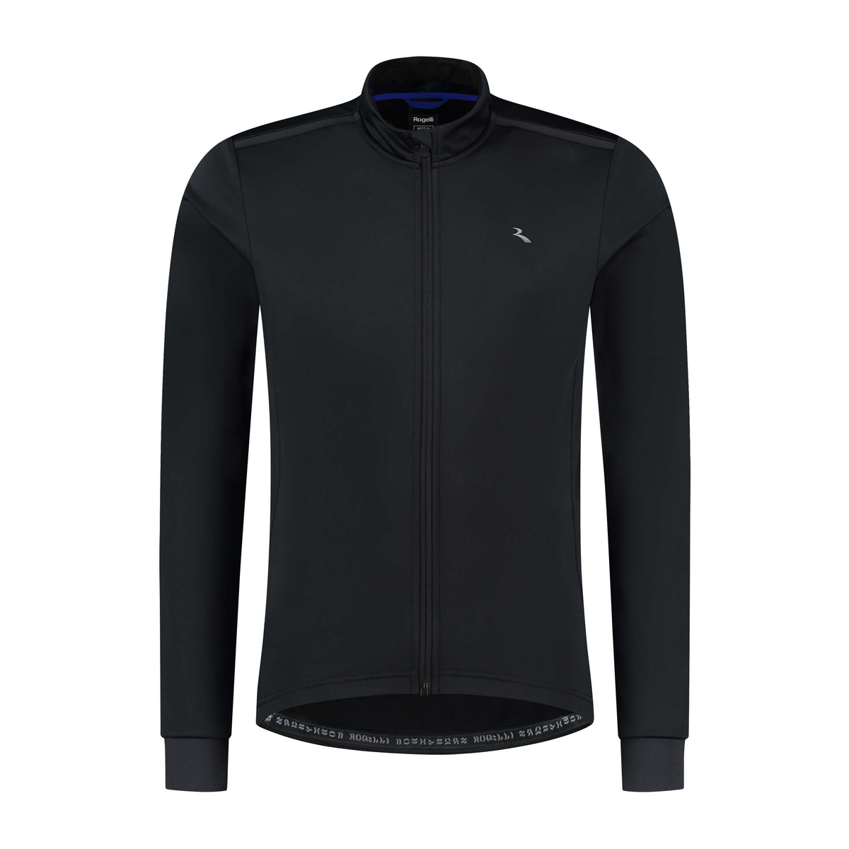 Rogelli Core fietsjack heren zwart voorkant.