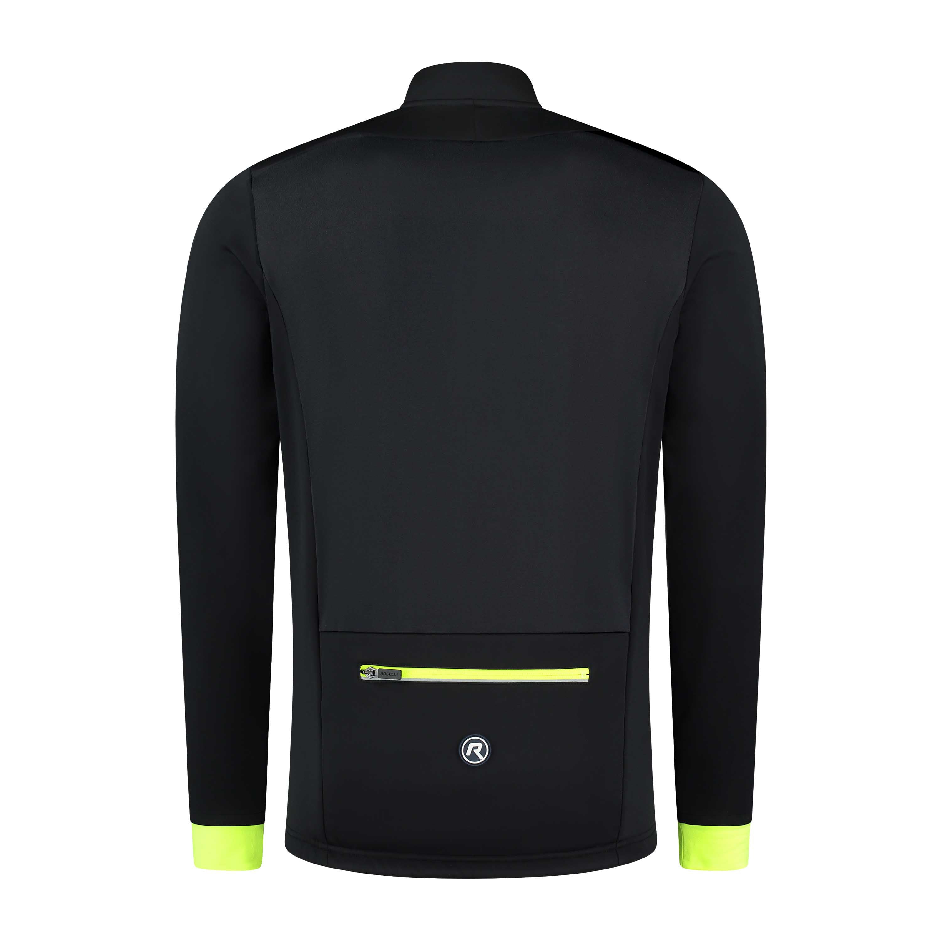 Core Winter Fietsjack Heren - Zwart/Neon Geel