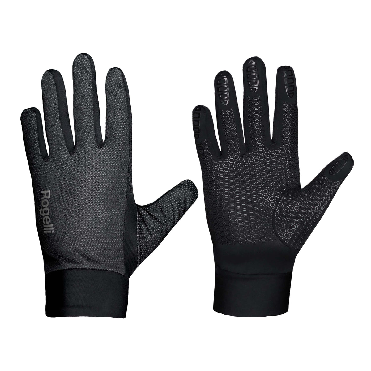 Rogelli Laval fietshandschoenen winter heren zwart.