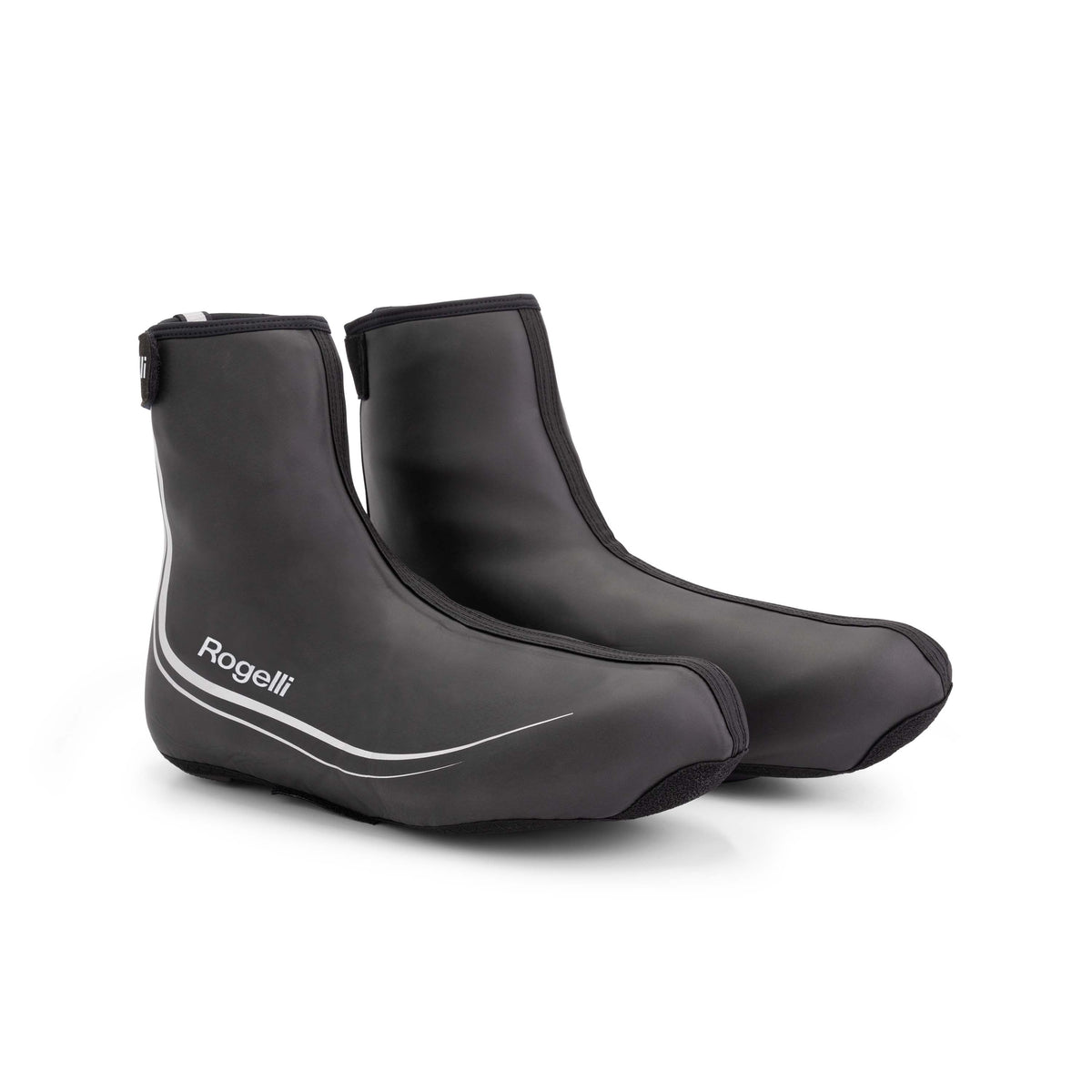Rogelli Hydrotec overschoenen zwart beschermen tegen koude voeten voorkant.