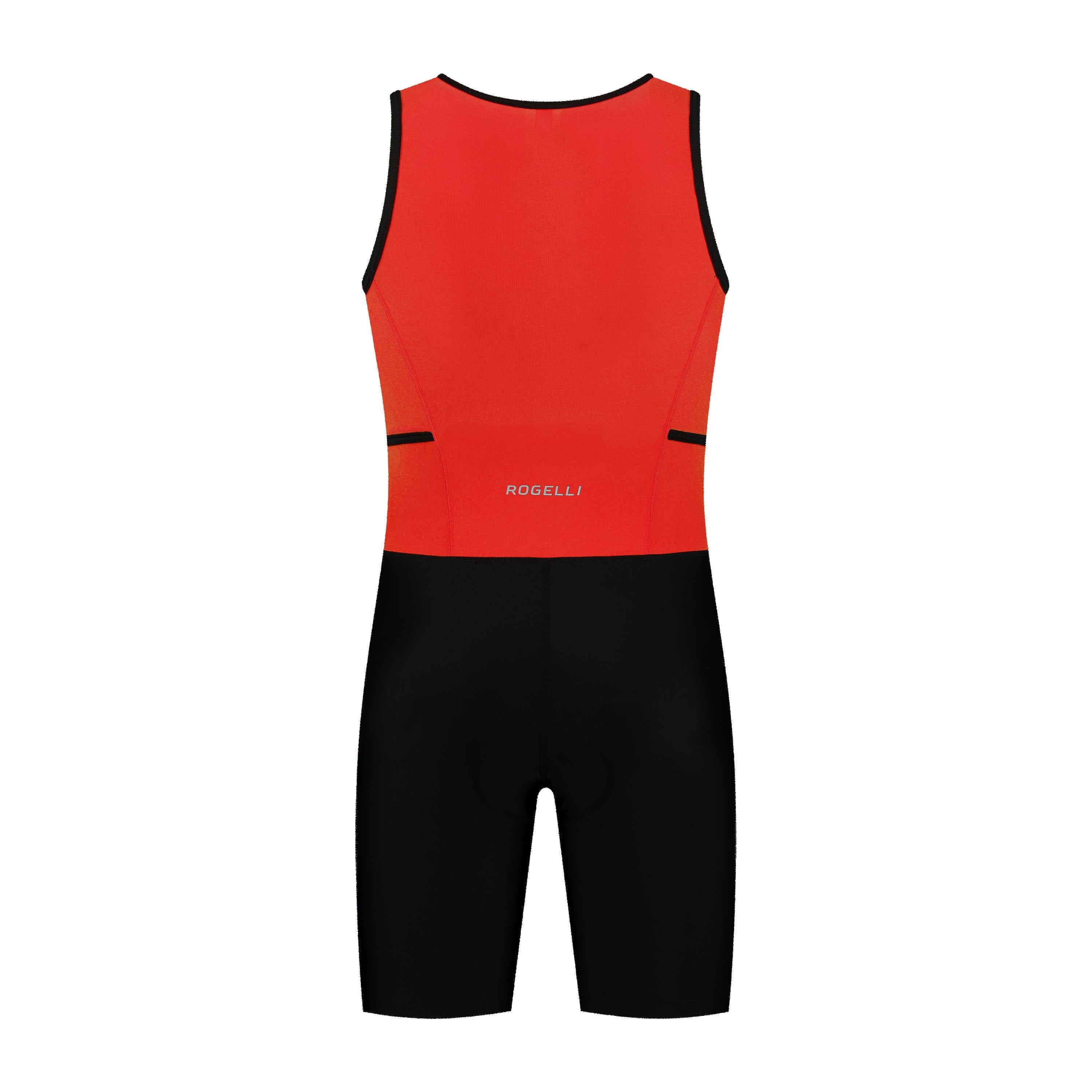 Florida Triathlon Pak Zonder Mouw - Zwart/Rood