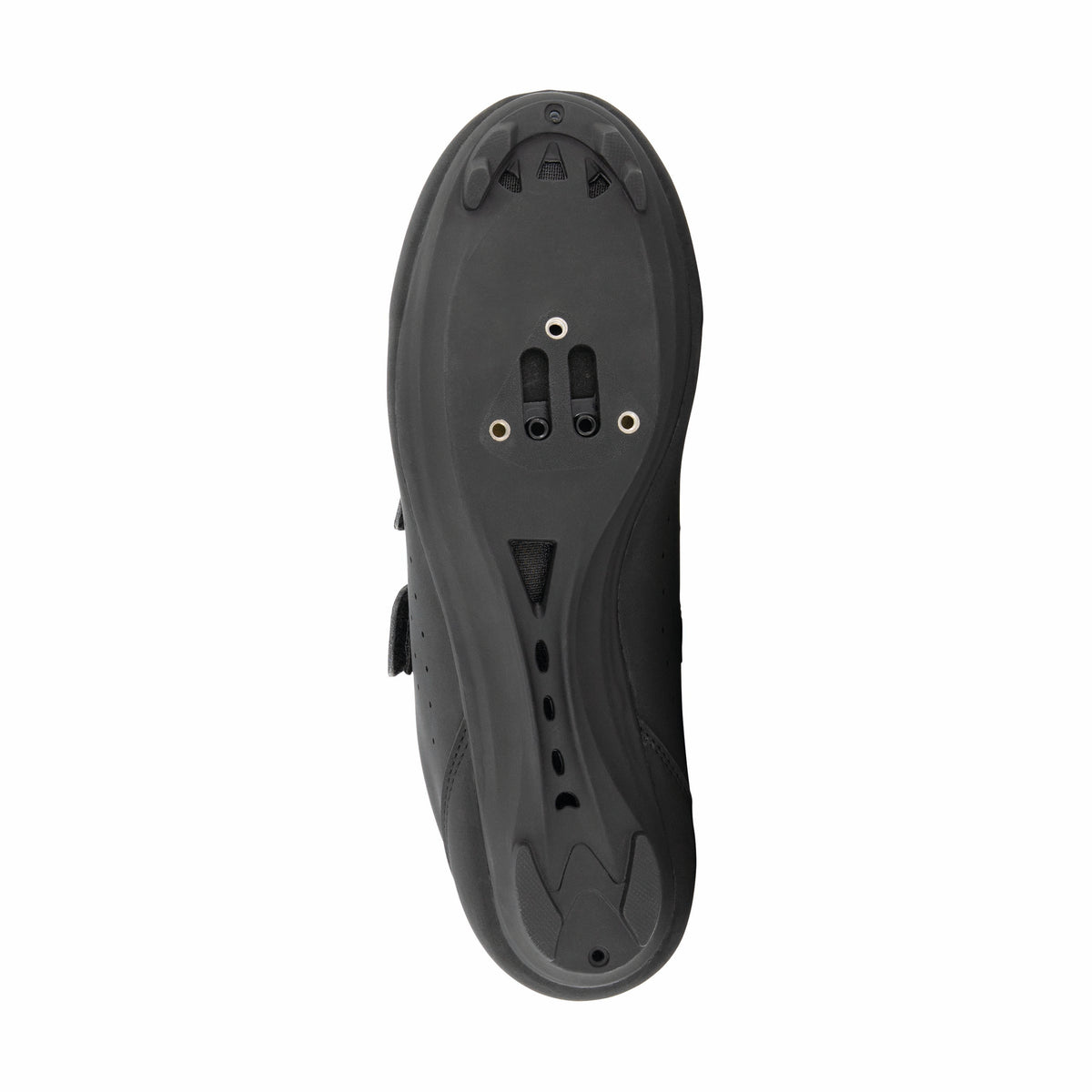 Chaussures de cyclisme Rogelli R100 bas de cyclisme noir.