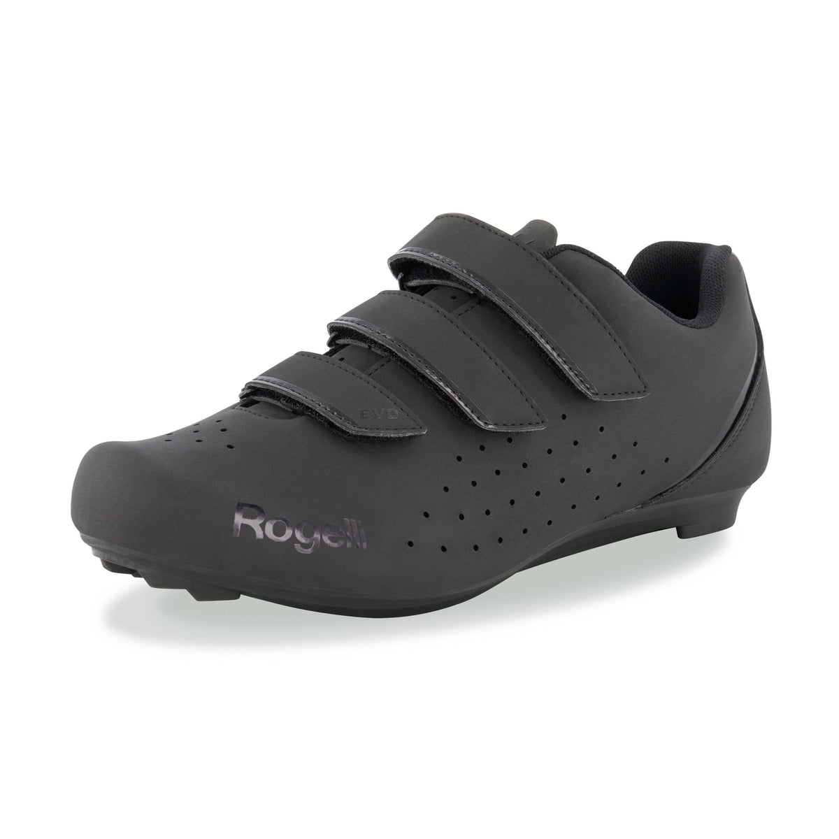 Chaussures de cyclisme Rogelli R100 avant de cyclisme noir.
