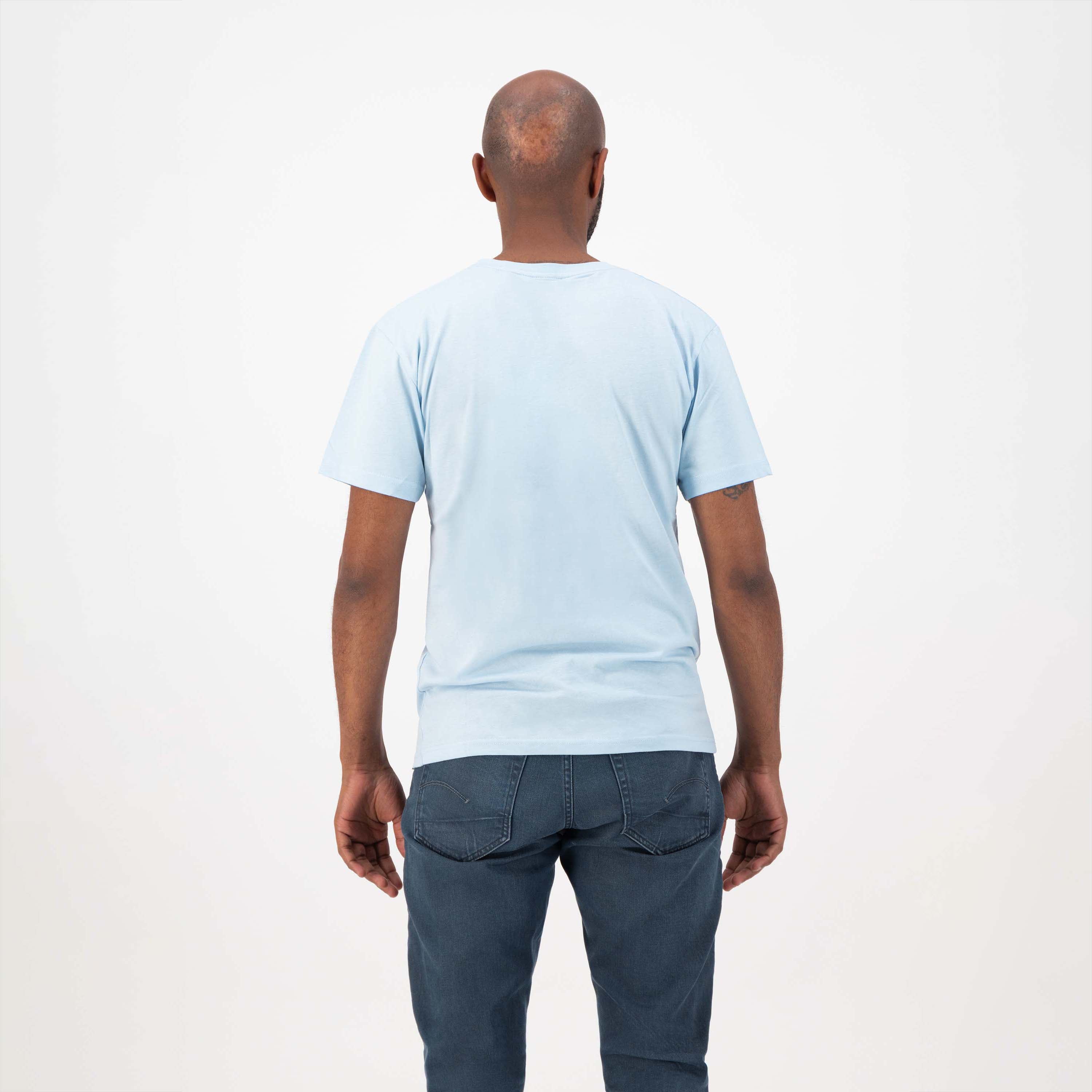Enjoy Life Graphic T-shirt Men - light blue