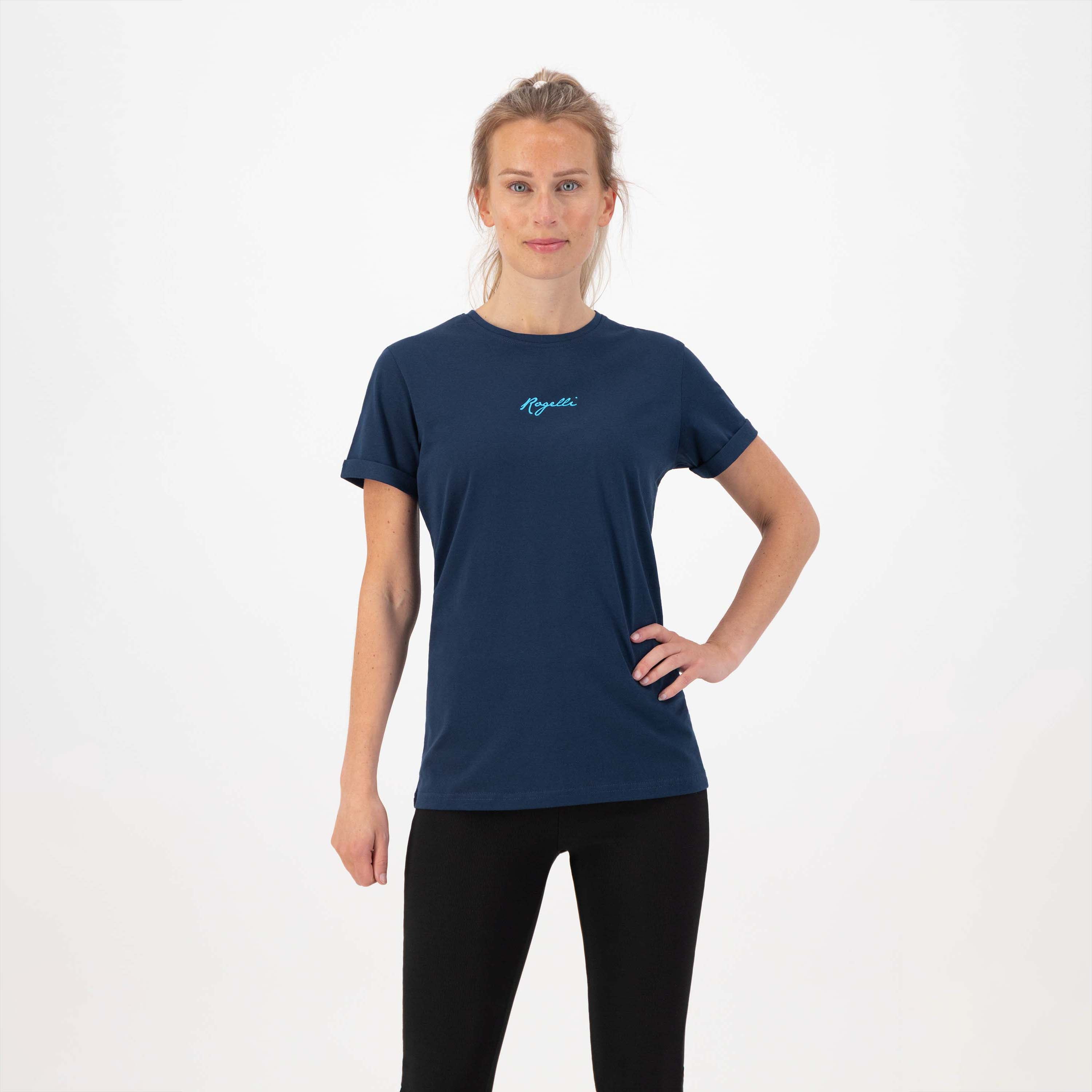 Enjoy life logo T -shirt ladies - Dark blue