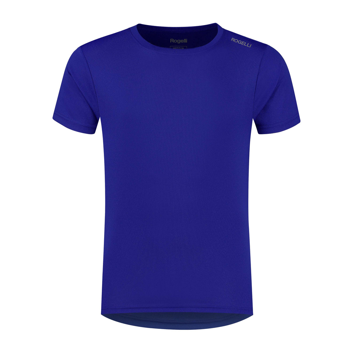 Rogelli Promo shirt korte mouw heren blauw voorkant.