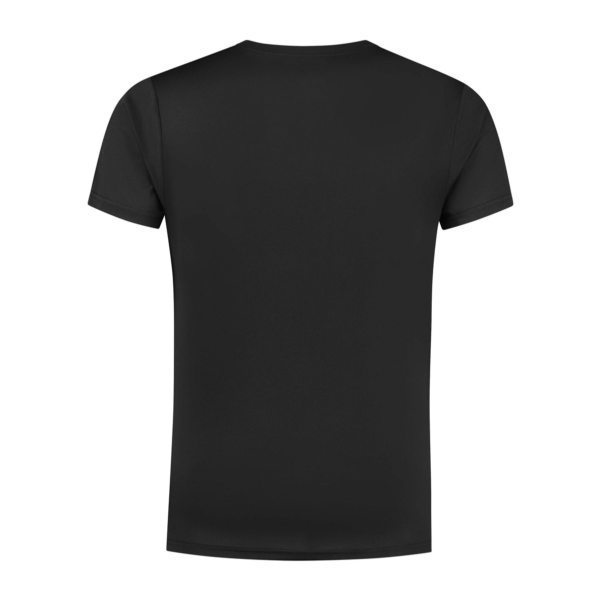 Rogelli Promo shirt korte mouw heren zwart achterkant.
