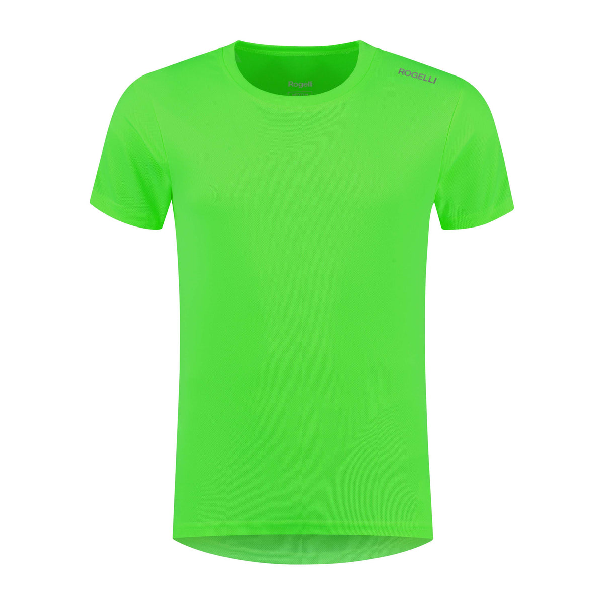 Rogelli Promo shirt korte mouw heren groen voorkant.