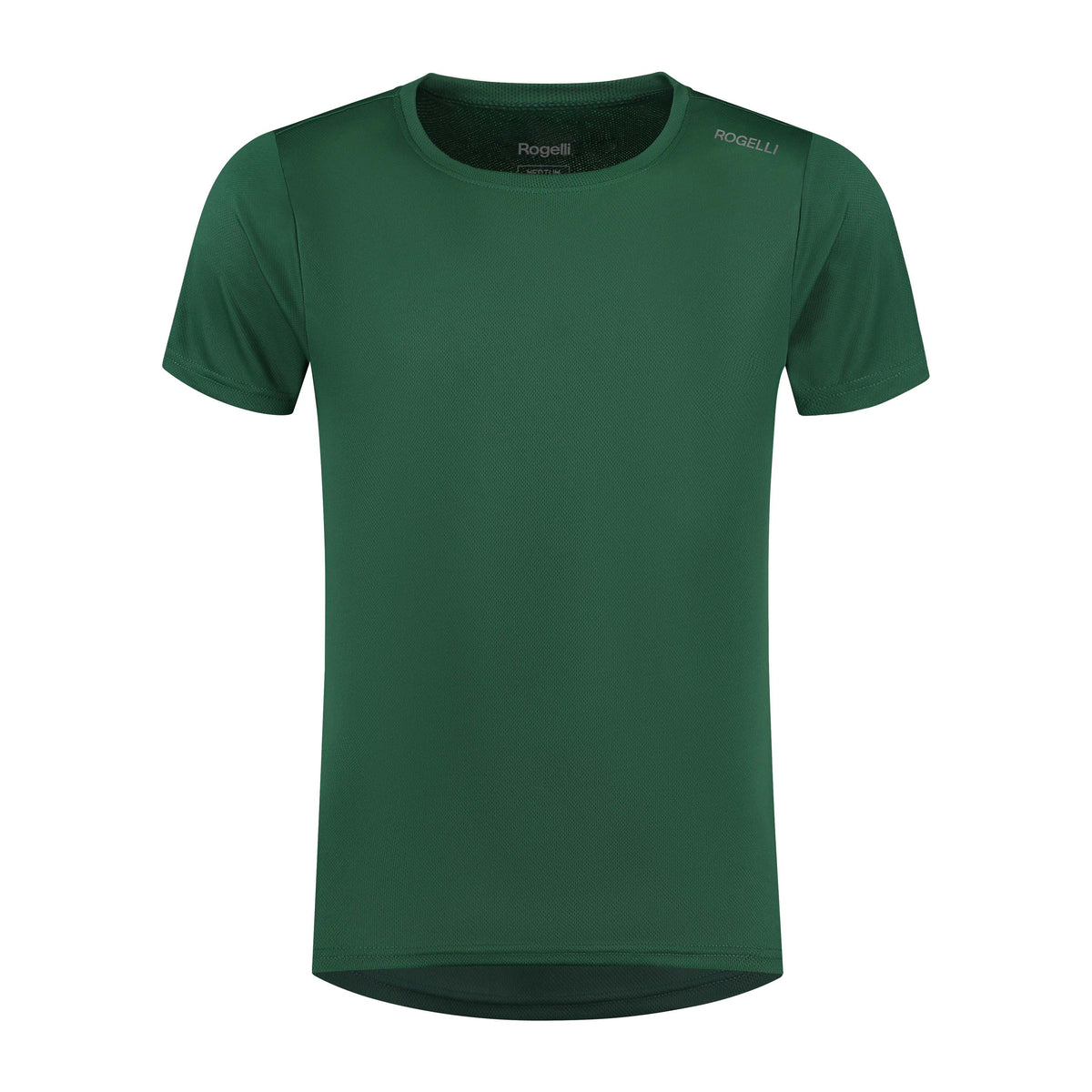 Rogelli Promo shirt korte mouw heren legergroen voorkant.