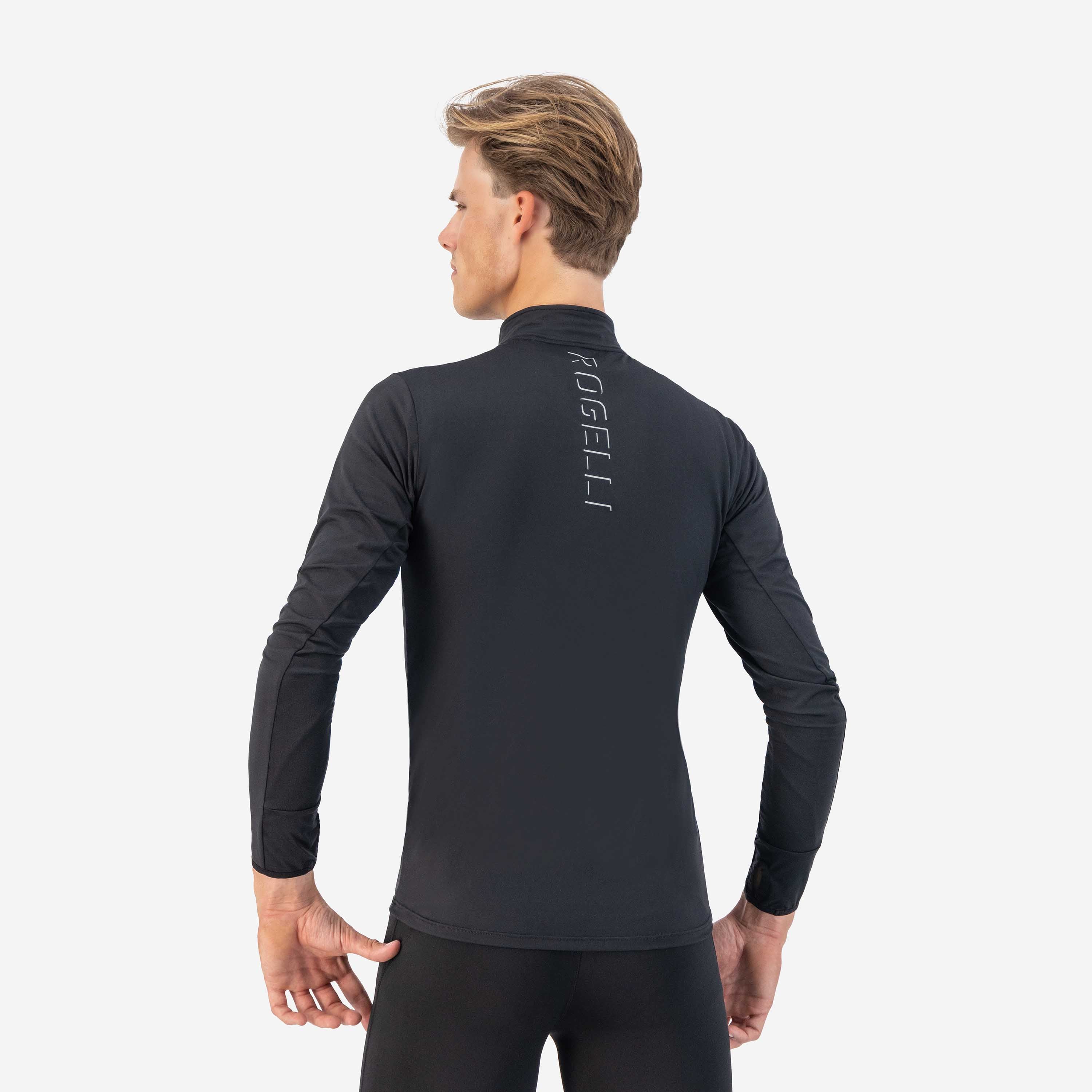 Core Running top long sleeve 1/2 zip Men - Black