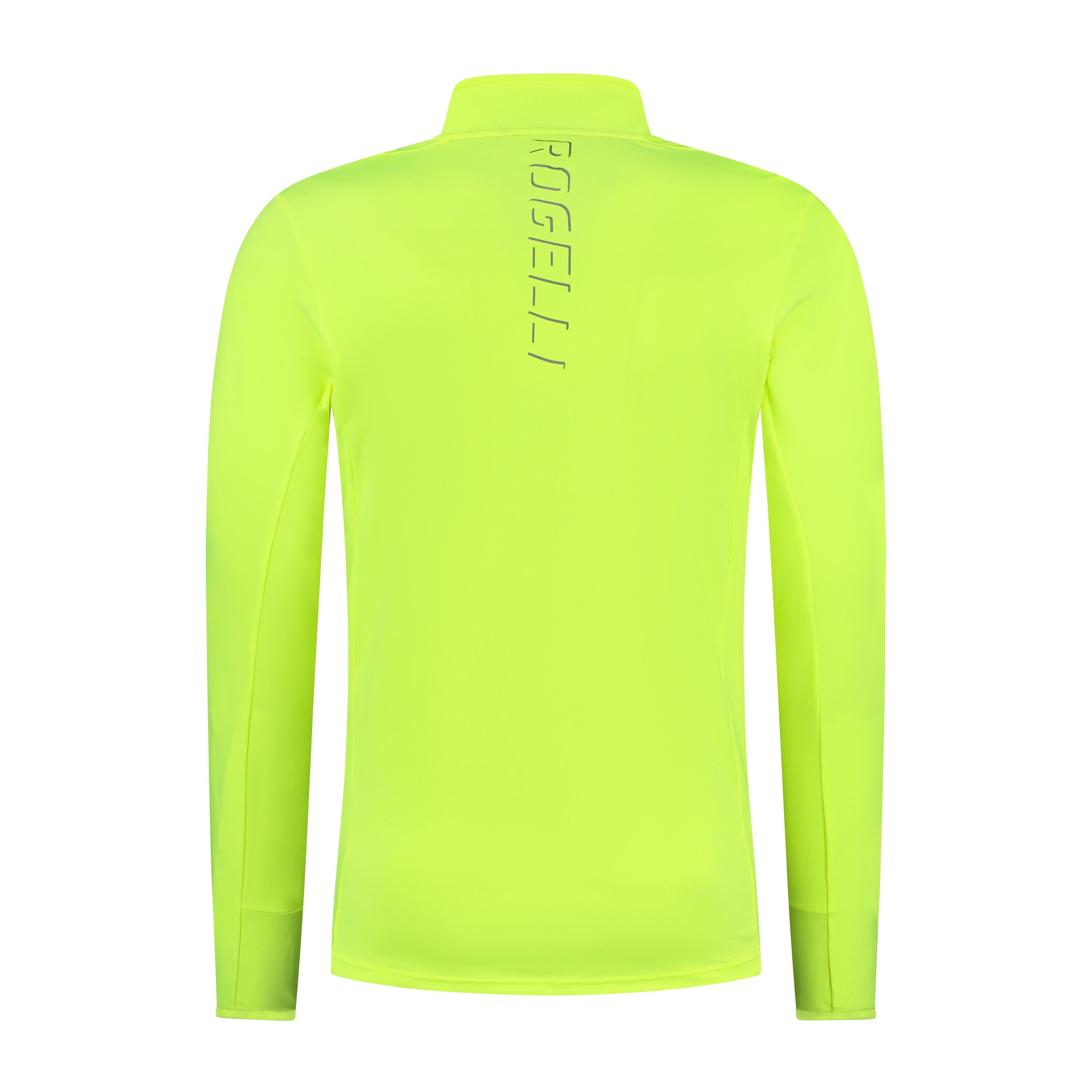Core Running top long sleeve 1/2 zip Men - Neon yellow
