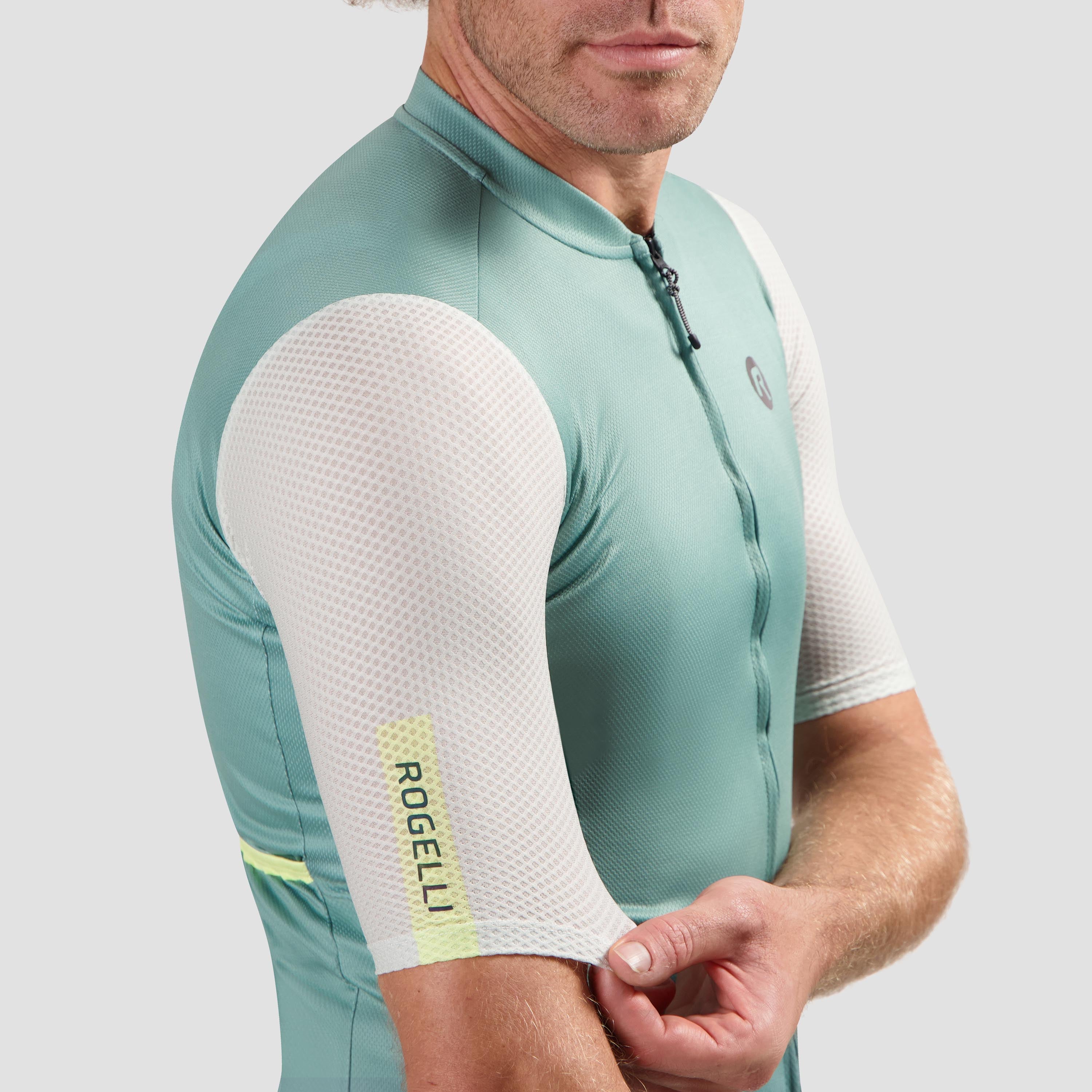 Fast bicycle shirt Men - Mintgroen/Lime