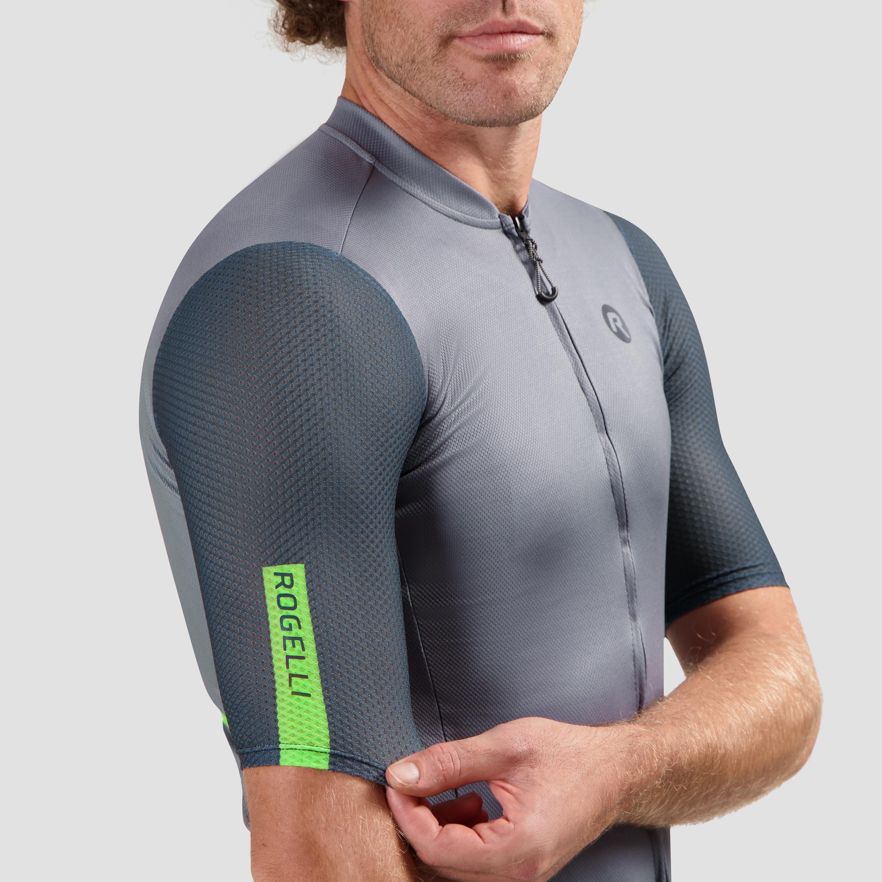 Fast bicycle shirt Men - Purple/green