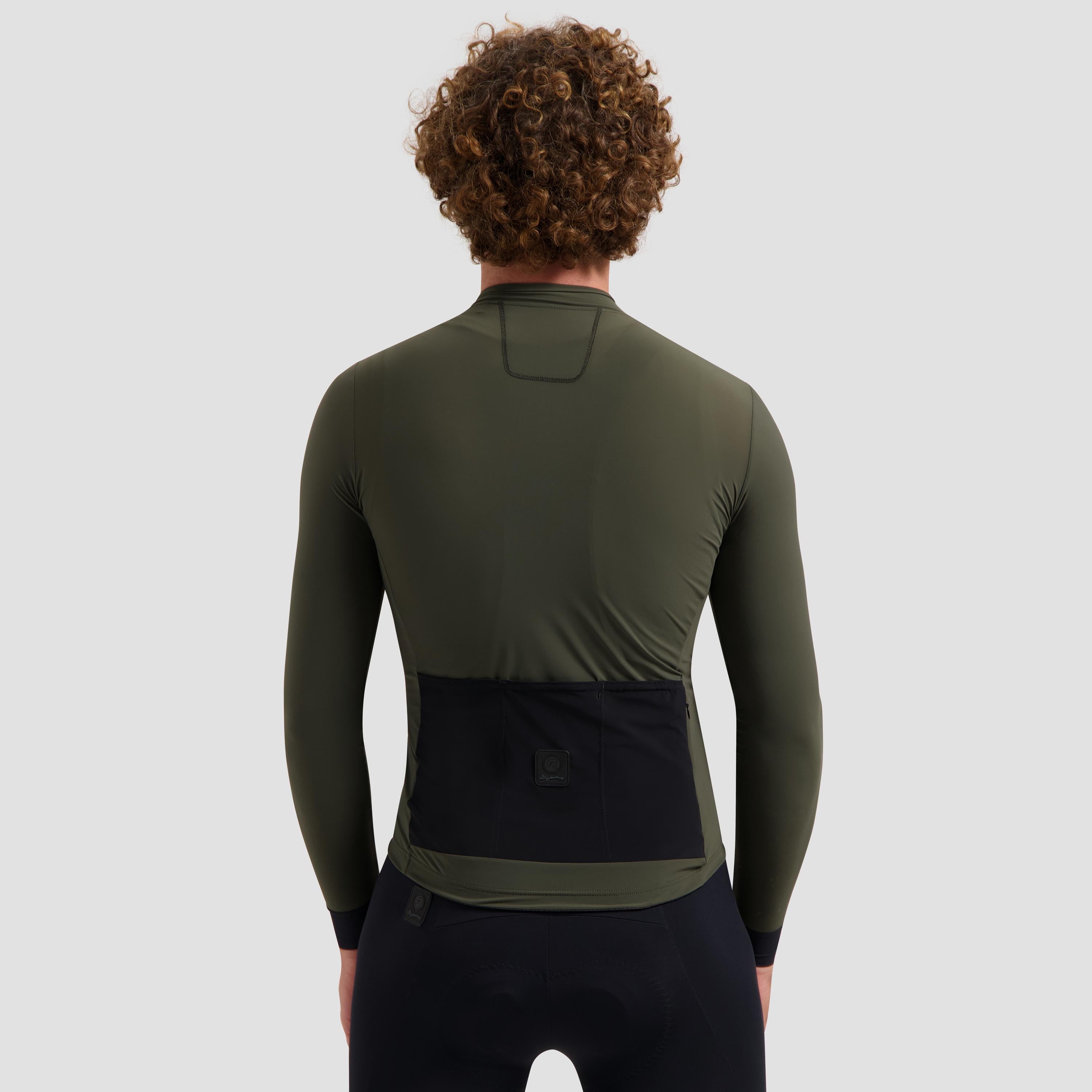 Signature Light bicycle shirt Long sleeve Men - Army green