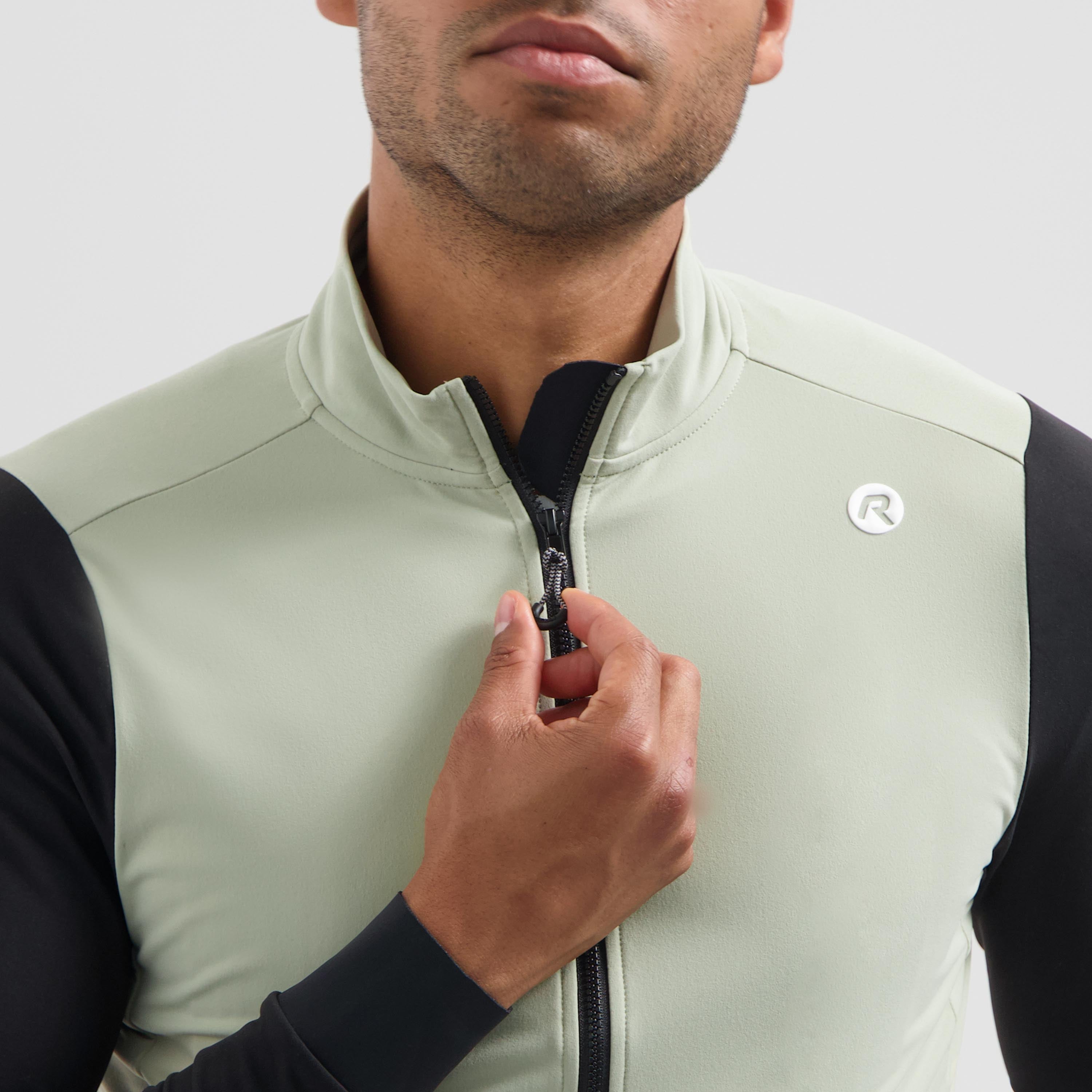 Distance II bicycle shirt long sleeve Men - Taupe/Black