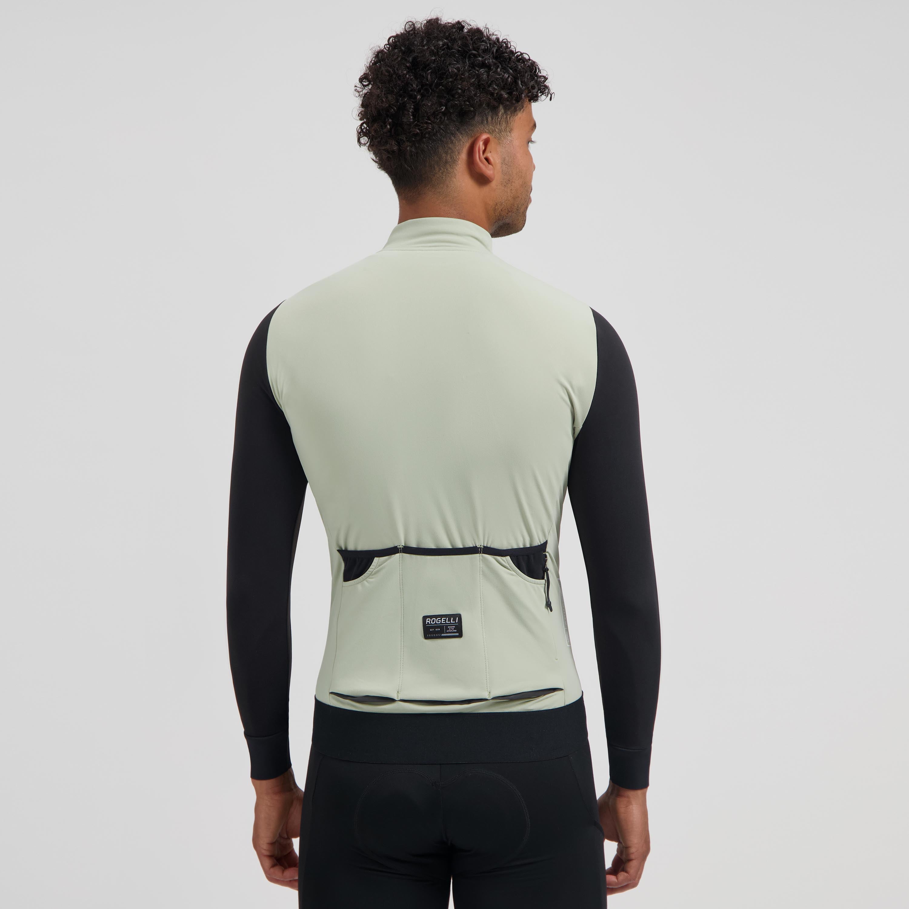 Distance II bicycle shirt long sleeve Men - Taupe/Black
