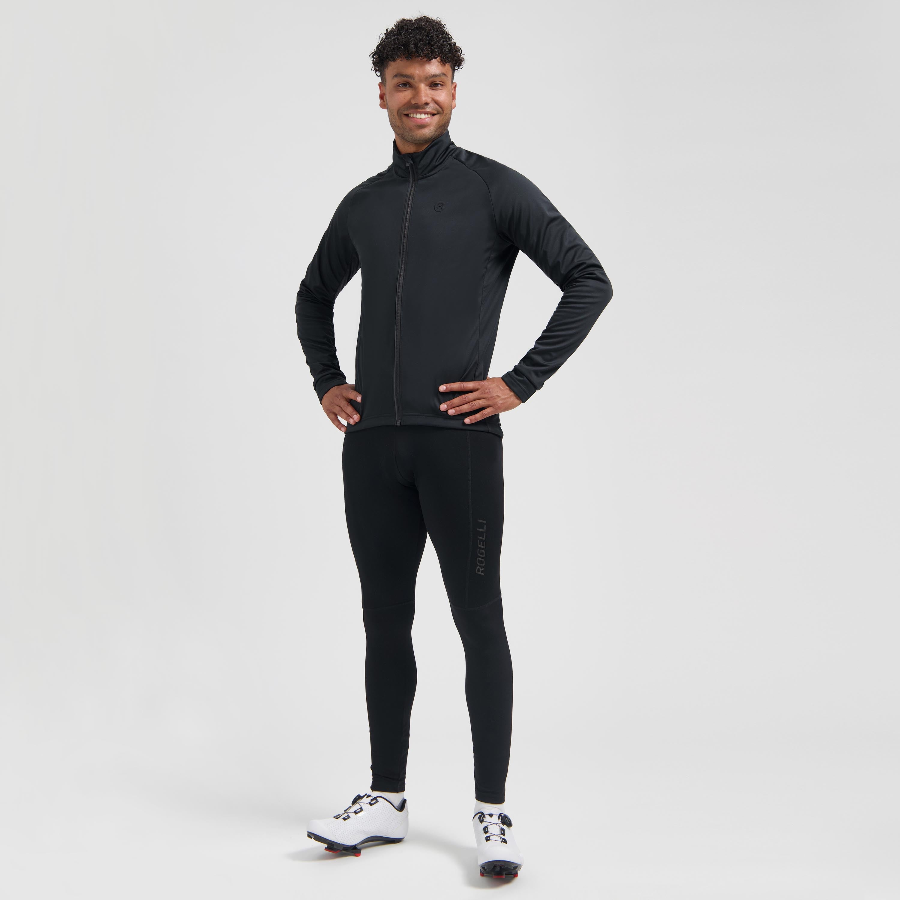 Essential II Winter Fahrradjacke Herren - Schwarz