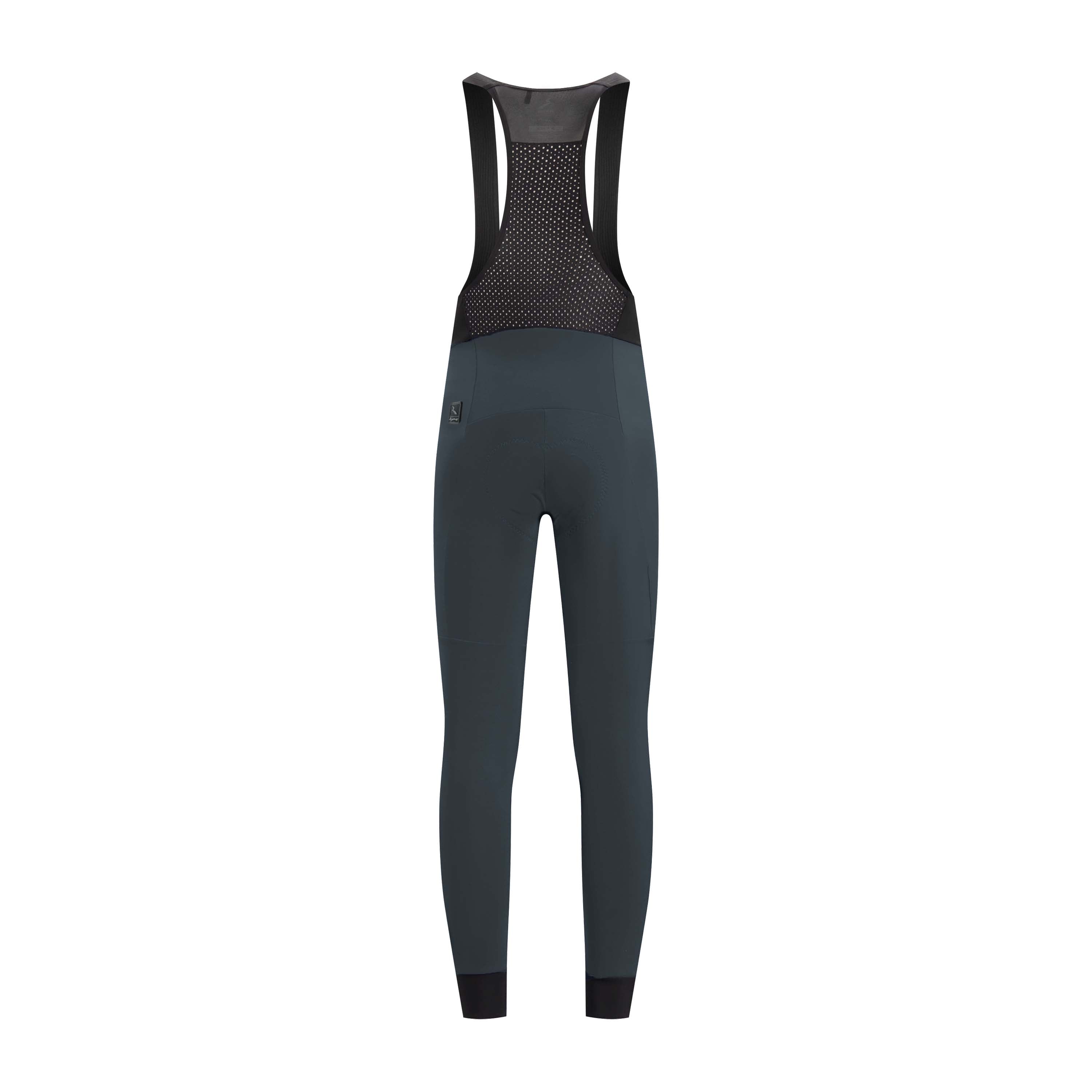 Rogelli Signature lange fietsbroek heren grijs achterkant.