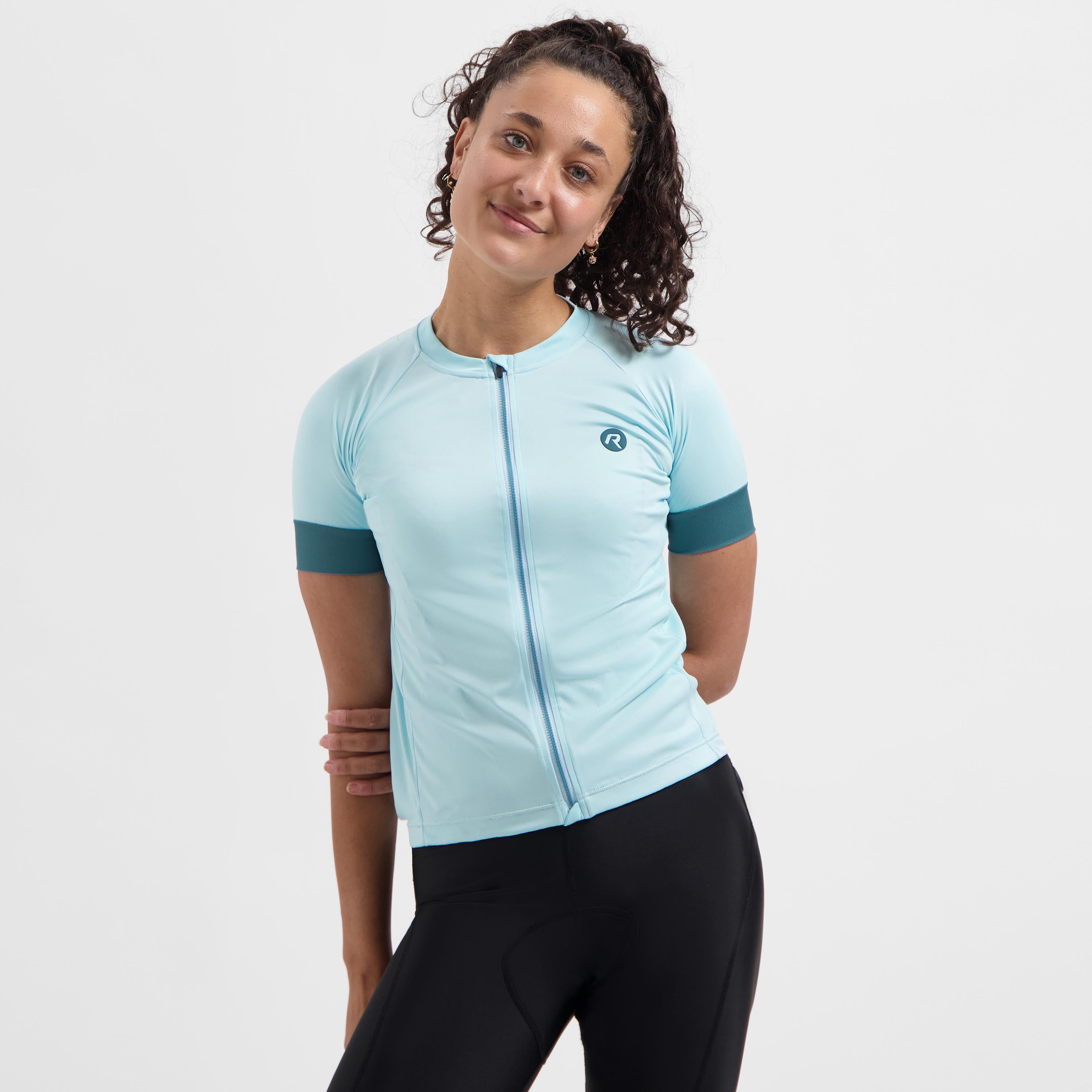 Modesta Fietsshirt Dames - Lichtblauw
