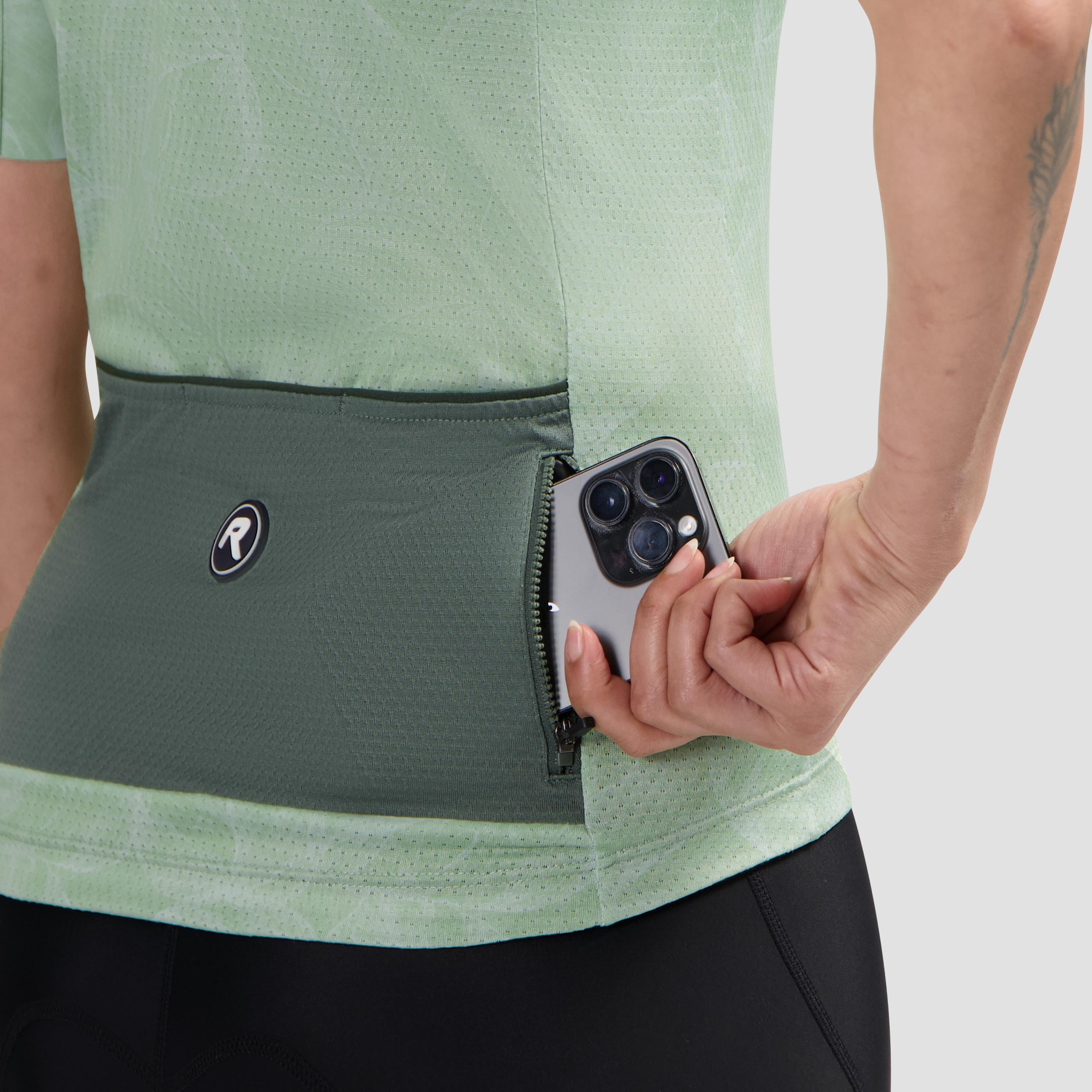 Essential Graphic II Cycling jersey Women - Mint green