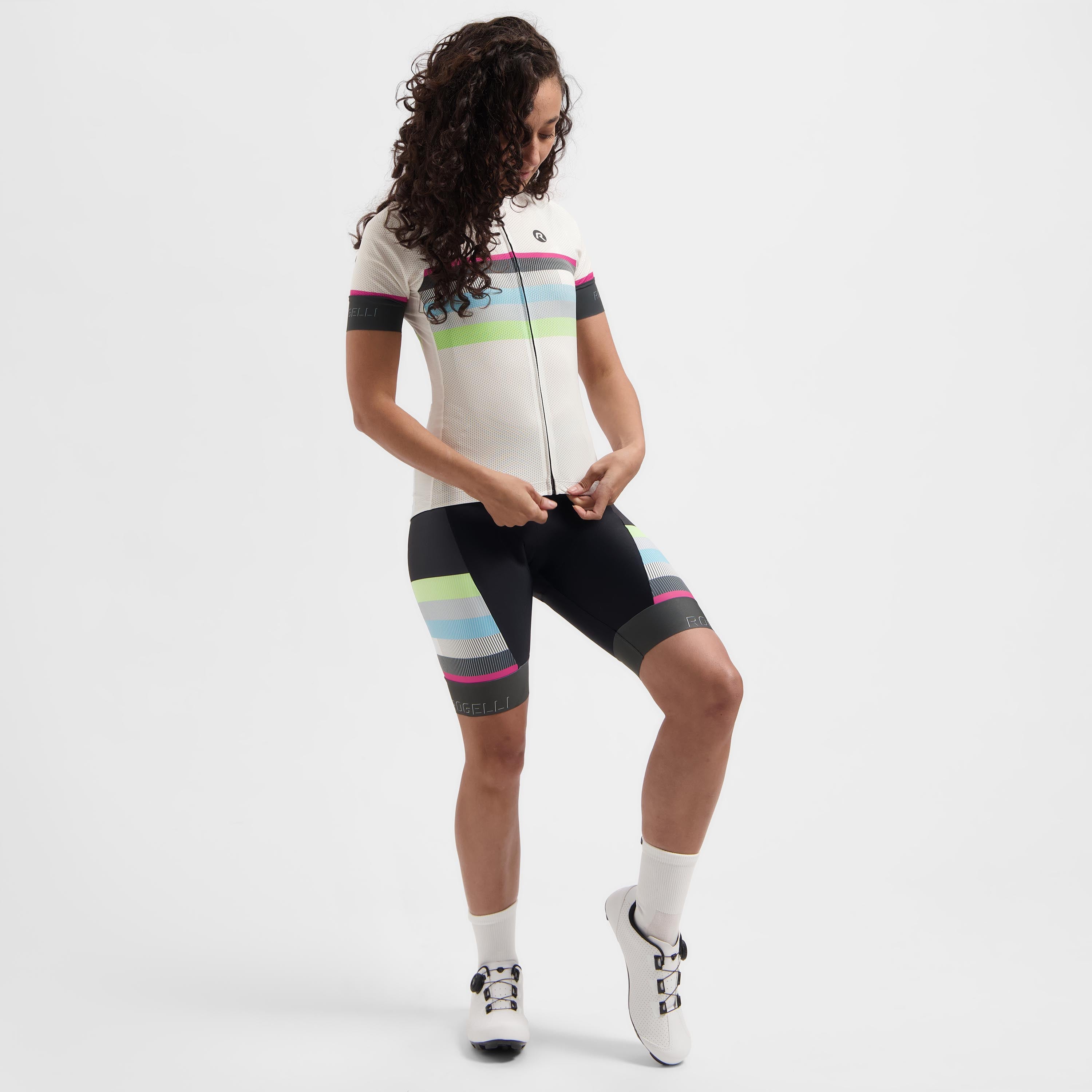 Impress II Kurzarm-Radtrikot Damen - Sand