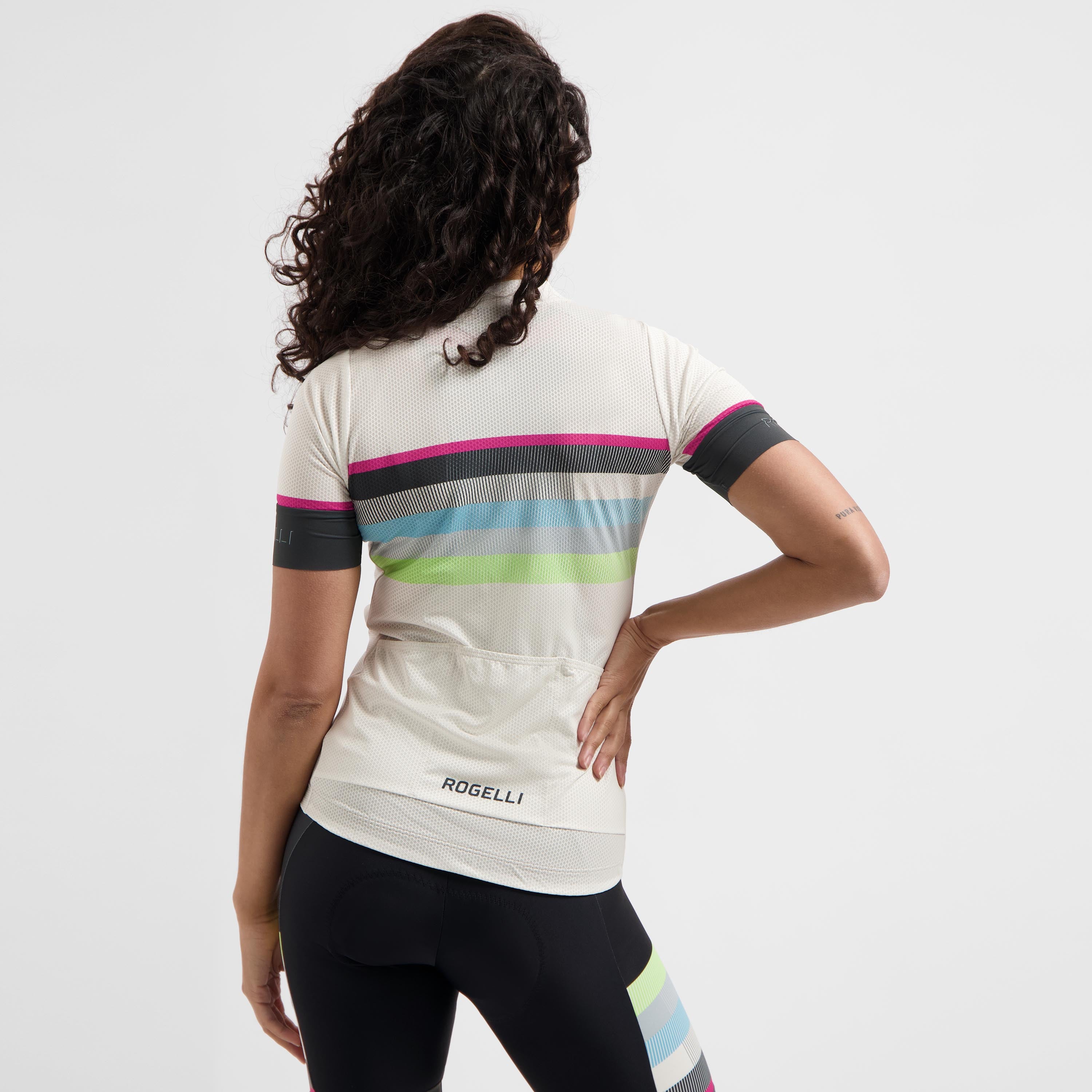 Impress II Kurzarm-Radtrikot Damen - Sand