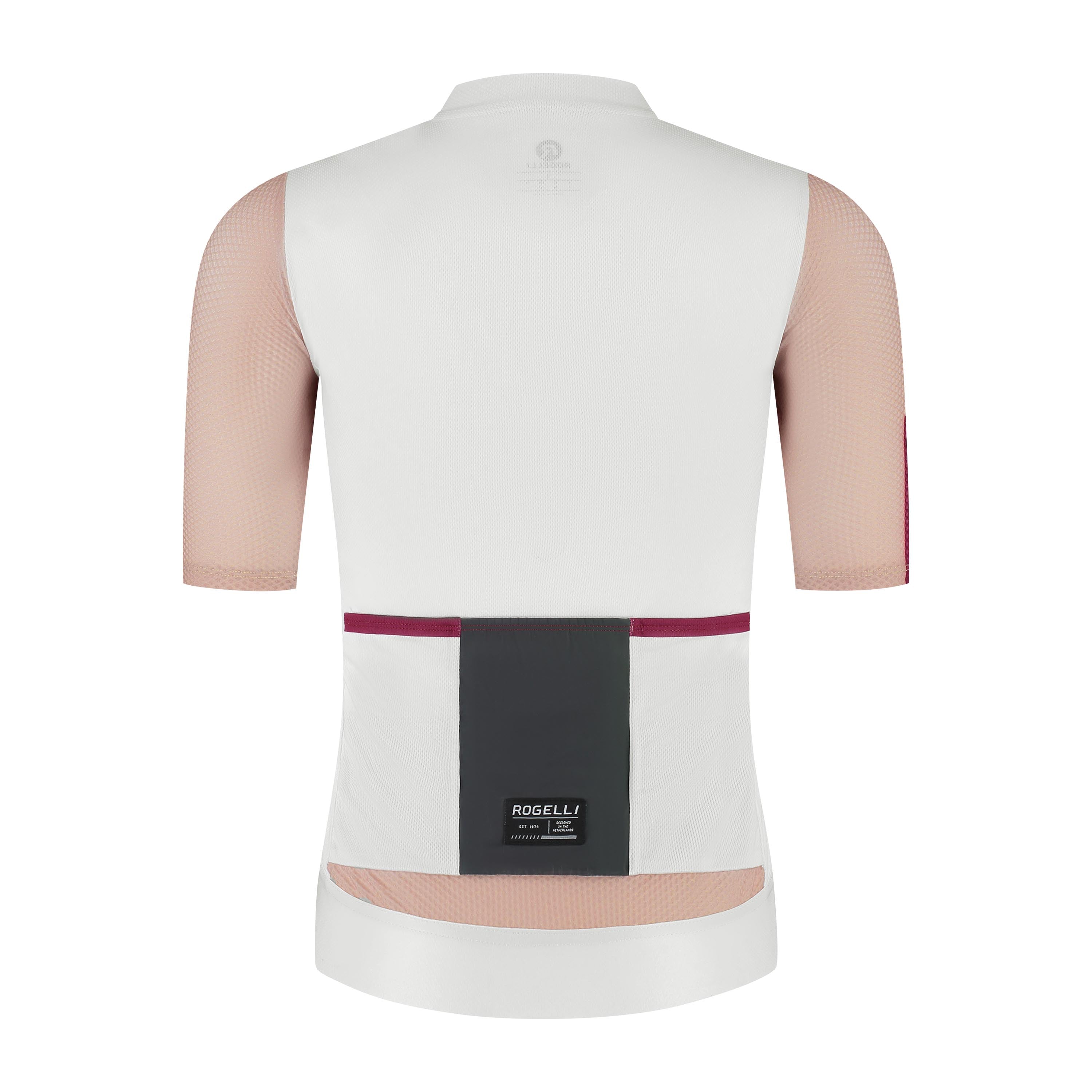 Fast Fietsshirt Dames - Zand/Cherry