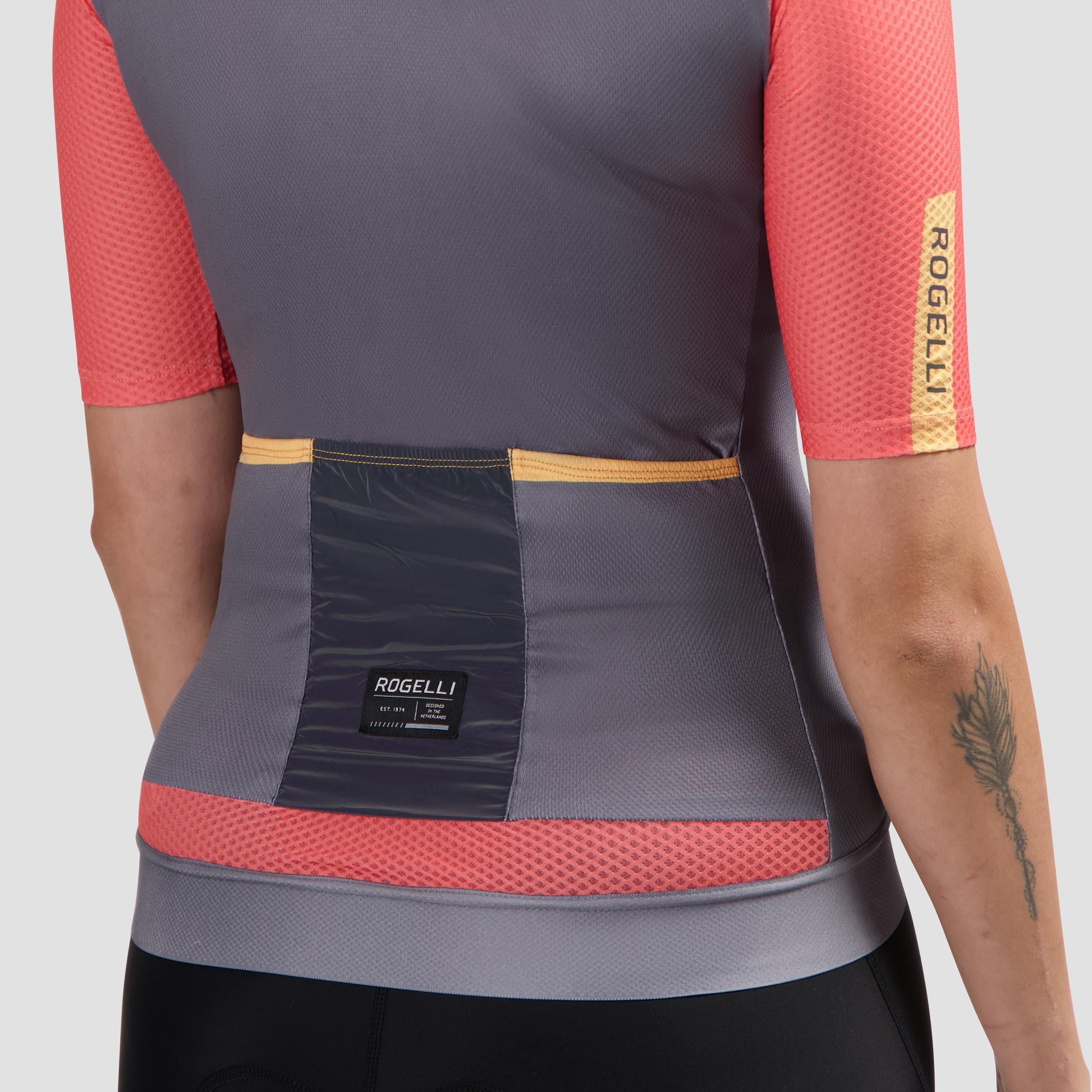 Fast bicycle shirt Ladies - Gray/Pink/Coral