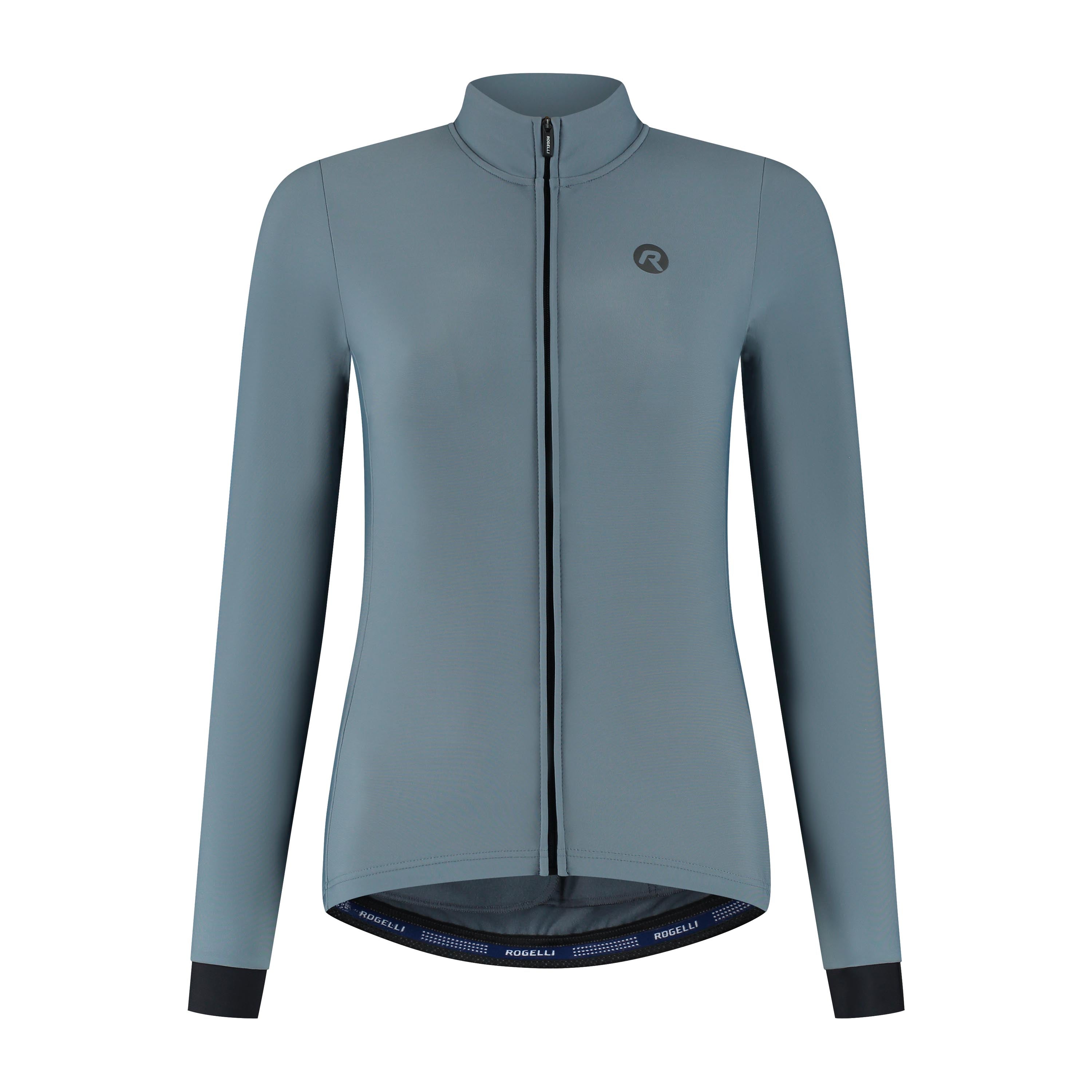 Signature Bicycle shirt Long sleeve ladies - Ardesia