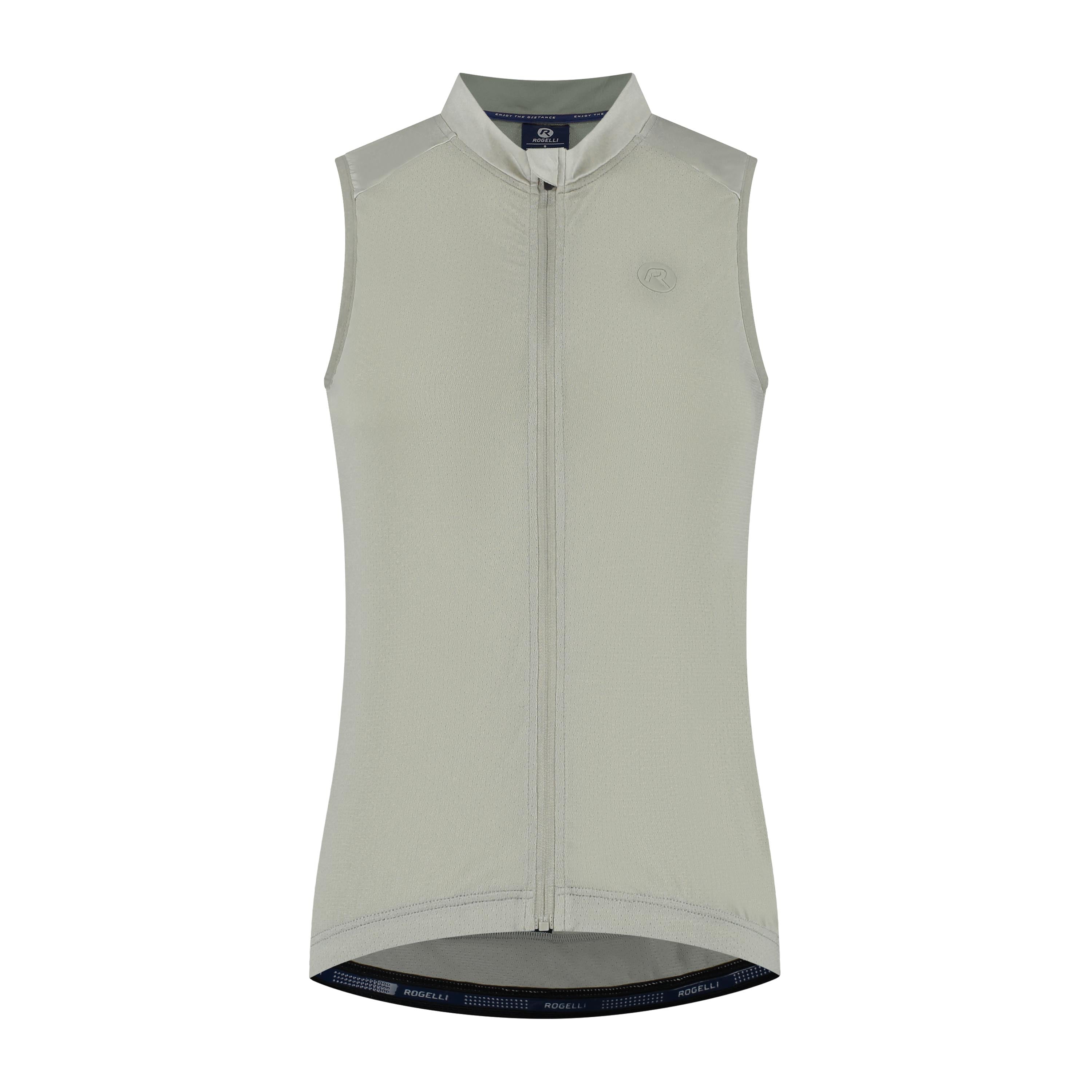 Essential II Mouwloos Fietsshirt Dames - Taupe
