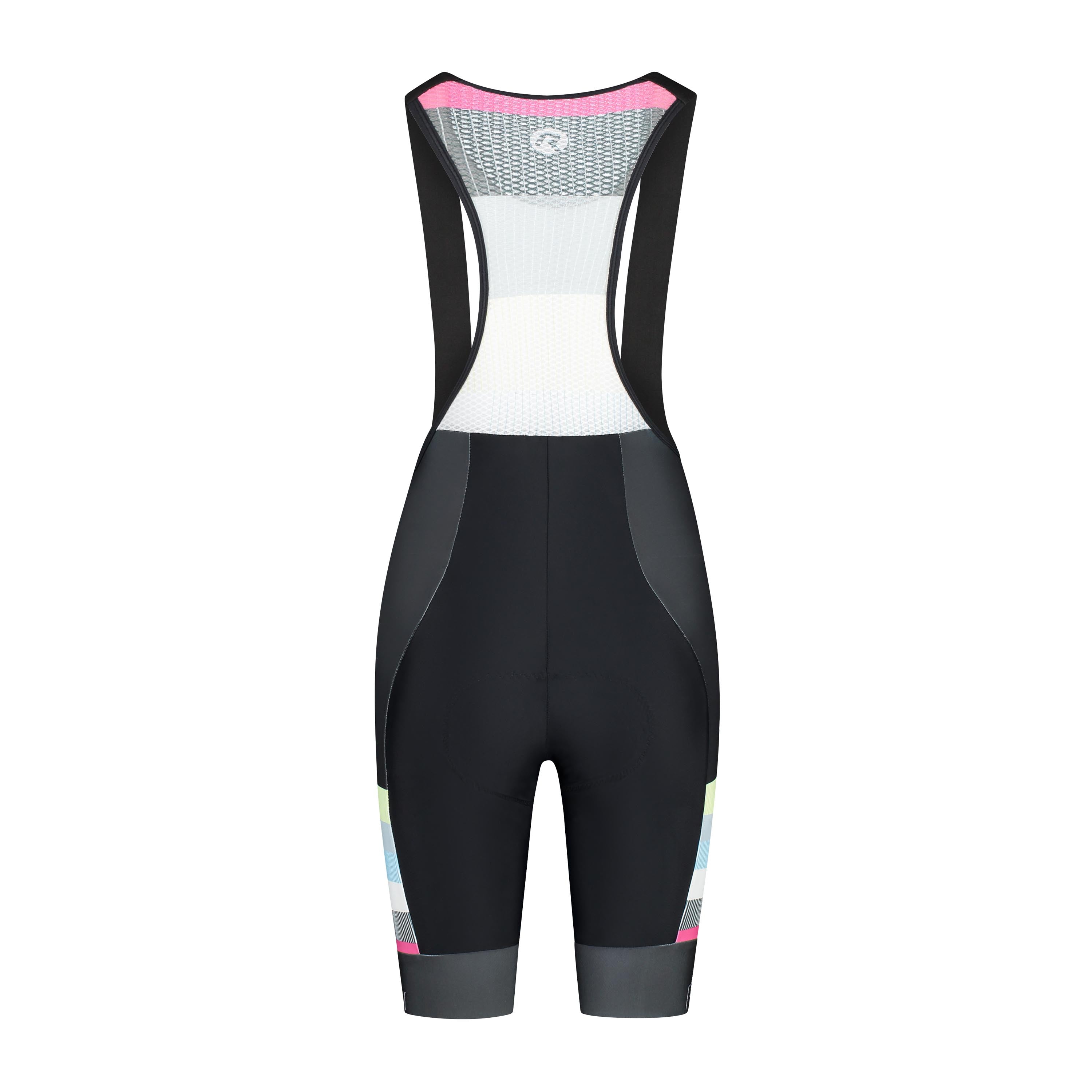 Rogelli Impress II korte fietsbroek dames zwart achterkant.