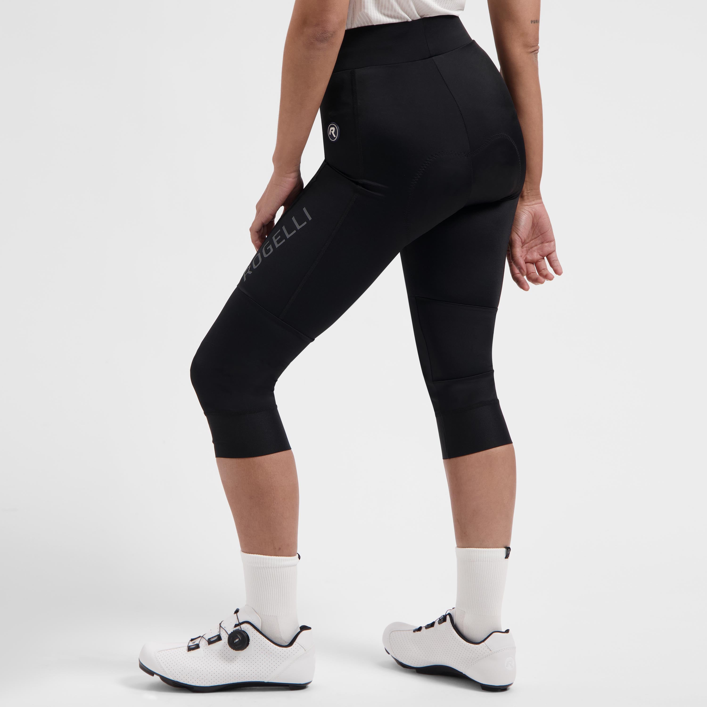 Essential III 3/4 fietsbroek zonder bretels dames - Zwart