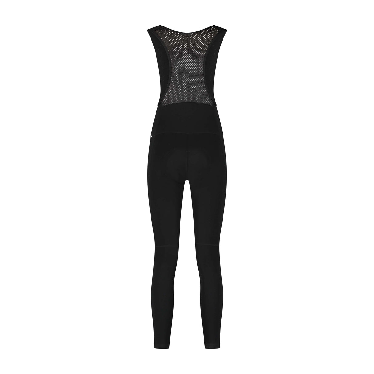 Rogelli Essential II lange fietsbroek dames zwart achterkant.