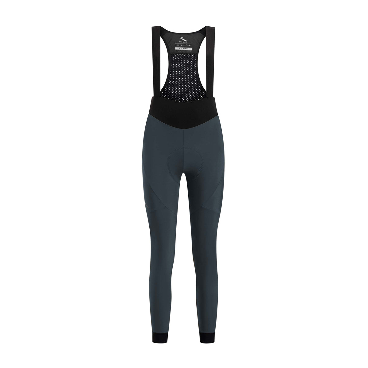 Rogelli Signature lange fietsbroek dames grijs voorkant.