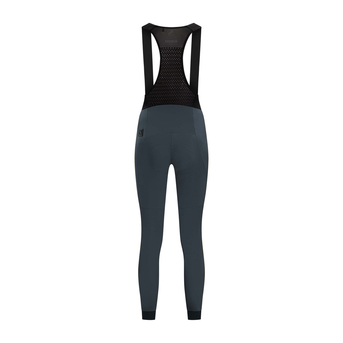 Rogelli Signature lange fietsbroek dames grijs achterkant.