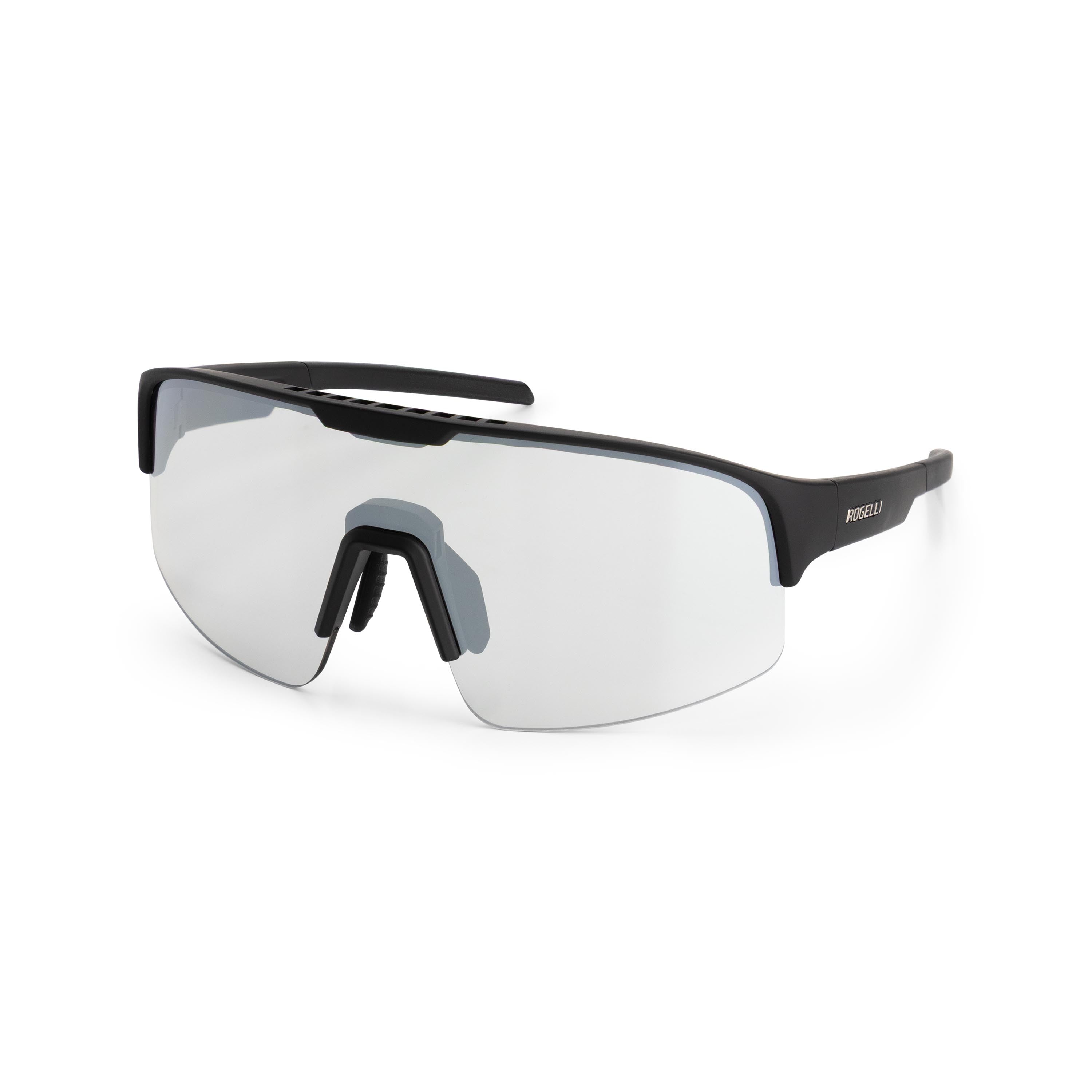 Rogelli Mirage fietsbril zwart voorkant.