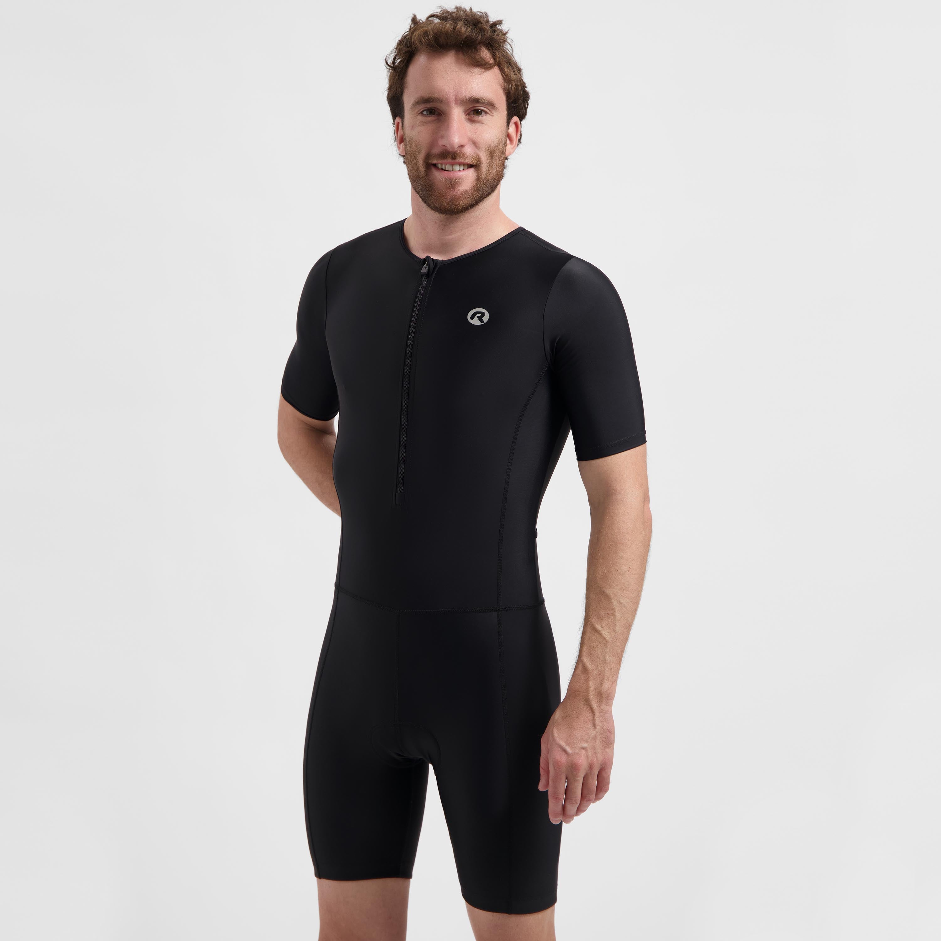 Florida triathlon pak korte mouw - Zwart