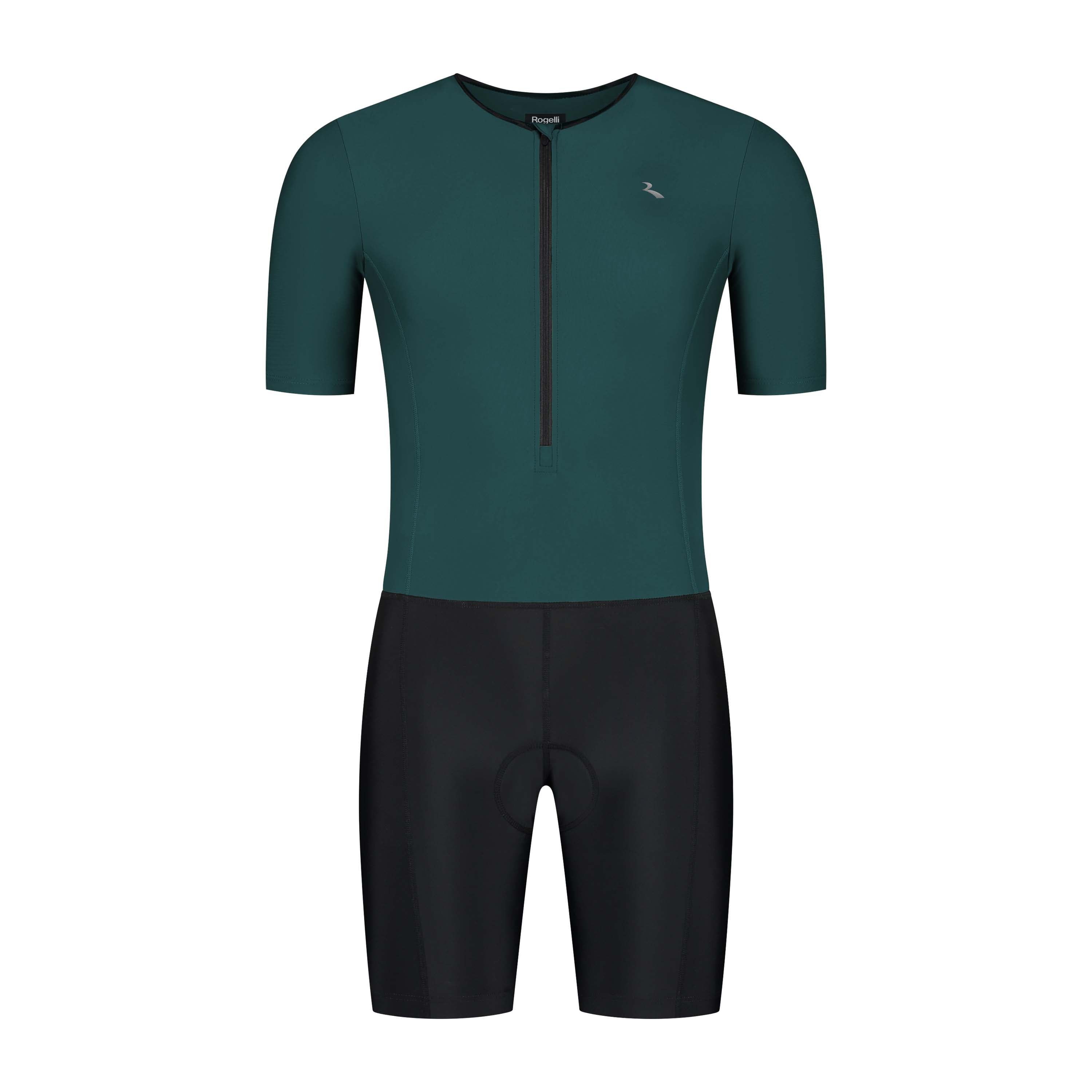 Florida triathlon pak korte mouw - Zwart/Donker Teal