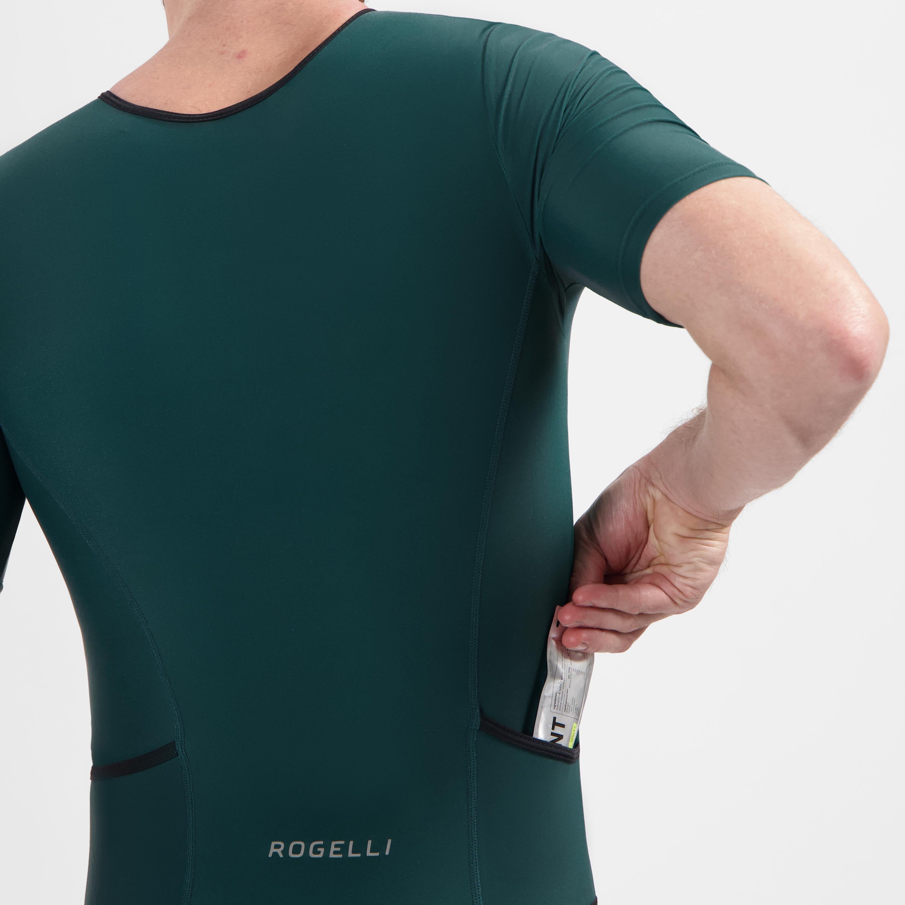 Florida Short Sleeve Triathlon Suit - Black/Teal