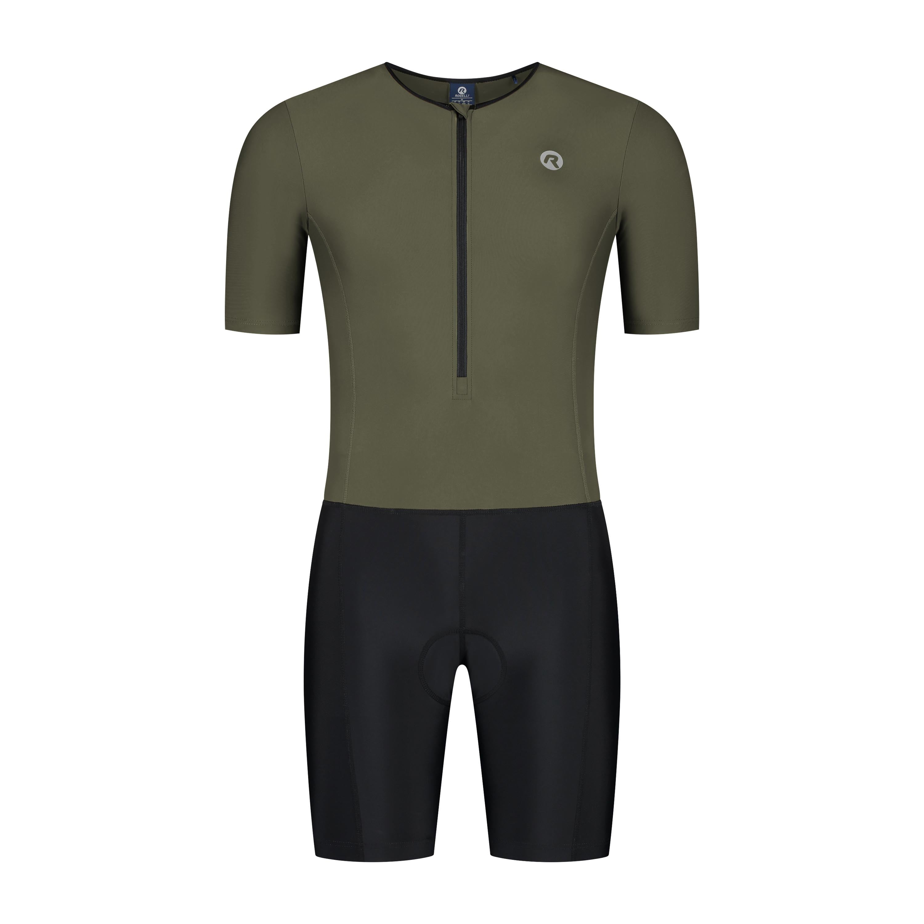 Florida Triathlon Pak Korte Mouw - Zwart/Legergroen