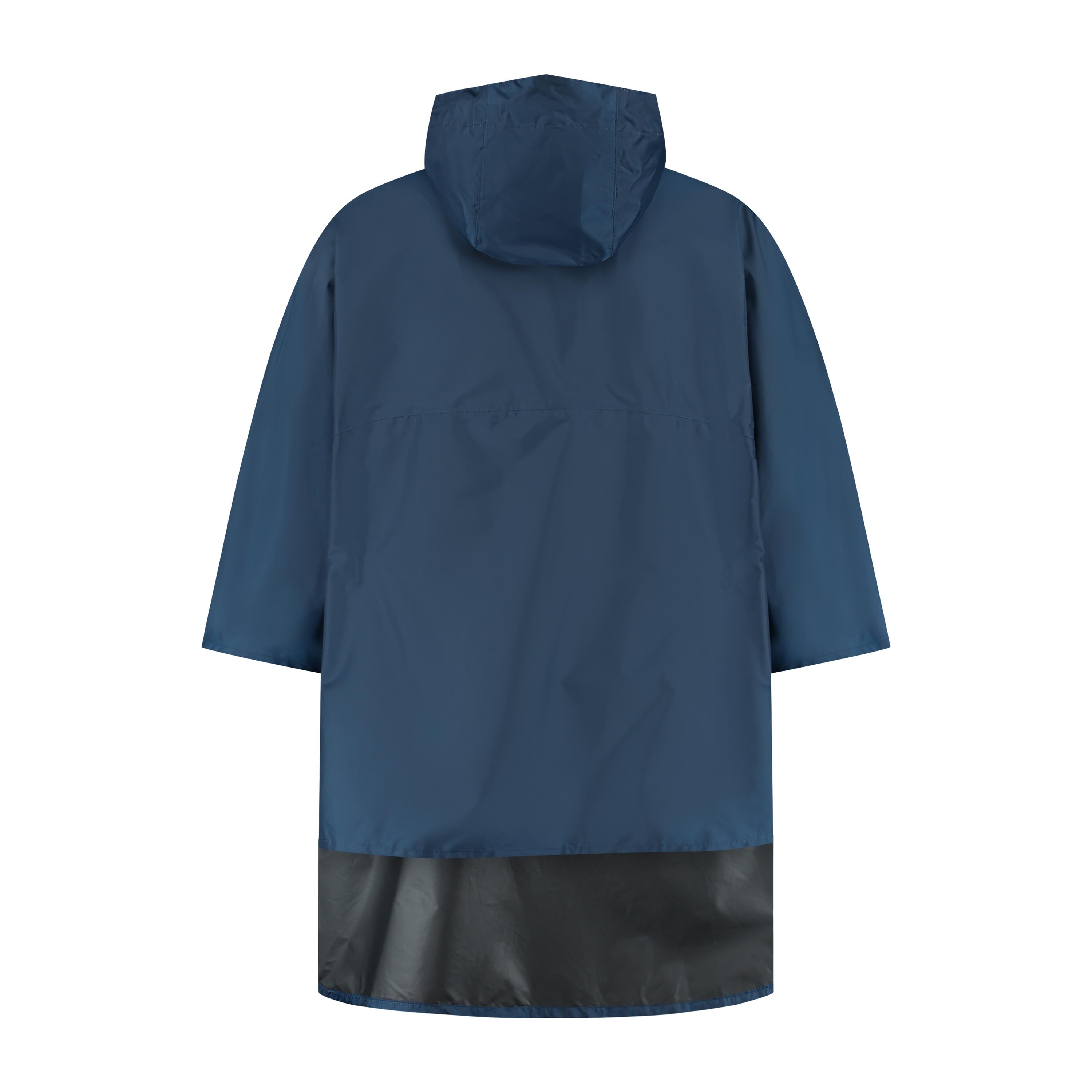 Commuter Core Regenponcho Unisex - Donkerblauw/Zwart