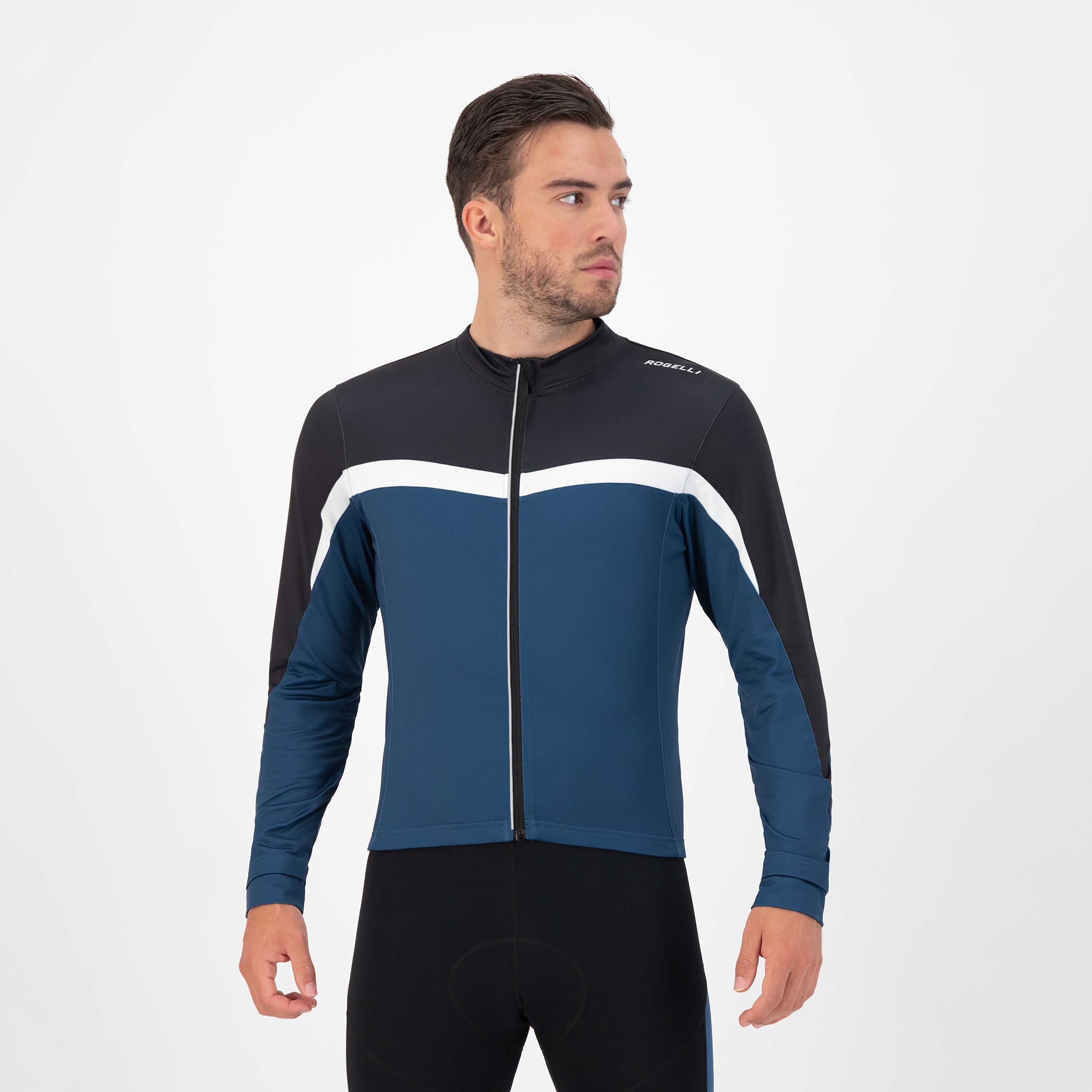 Course Fietsshirt Lange Mouwen Heren - Blauw