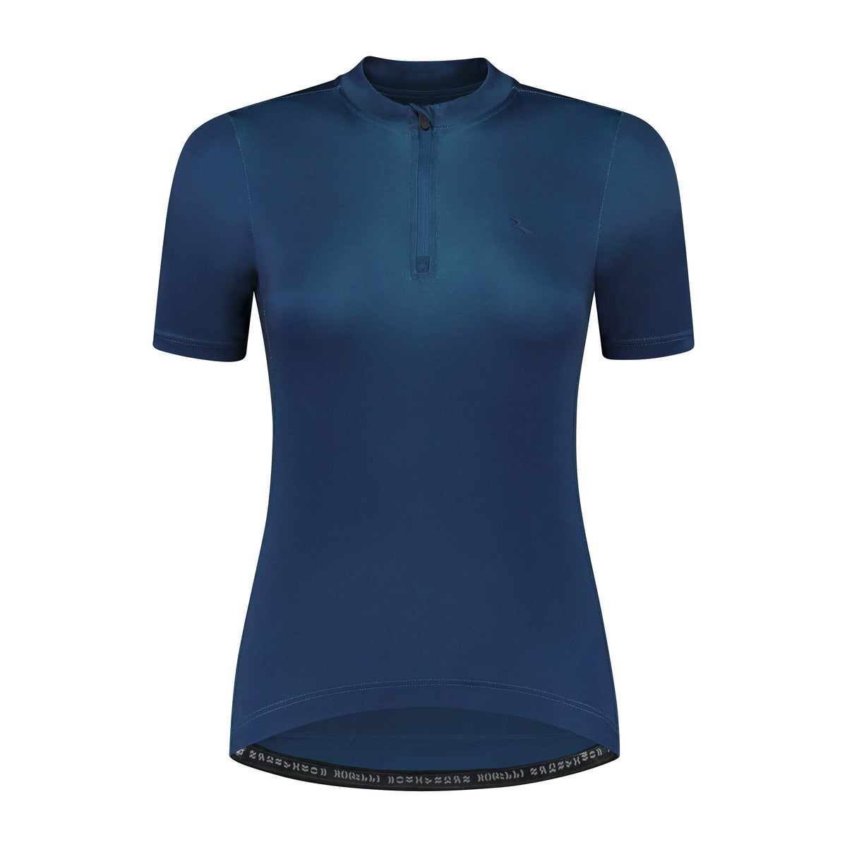 Rogelli Core fietsshirt dames blauw korte mouw voorkant.