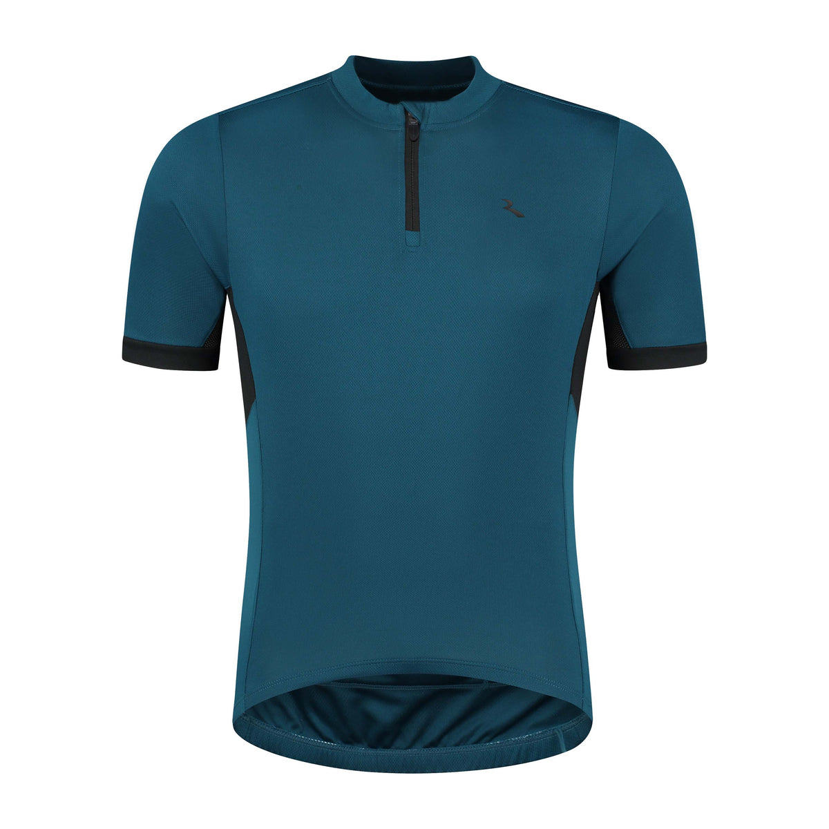Rogelli Core fietsshirt heren blauw korte mouw voorkant.