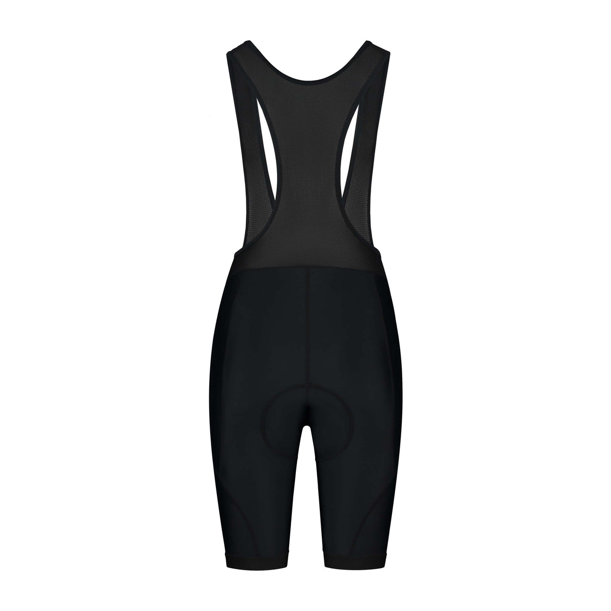 Rogelli Core korte fietsbroek dames zwart achterkant.