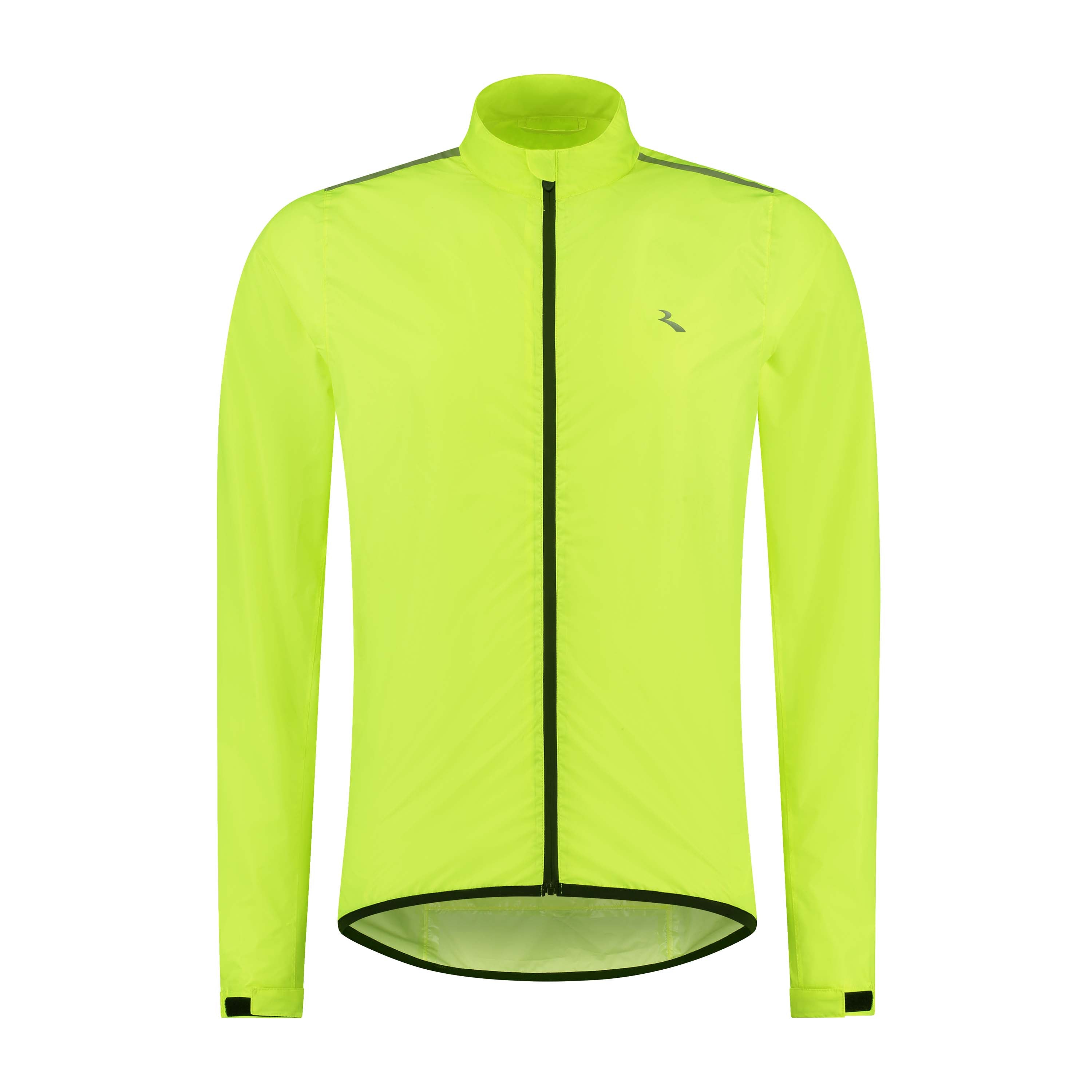 Rogelli Core regenjack heren fluor voorkant.