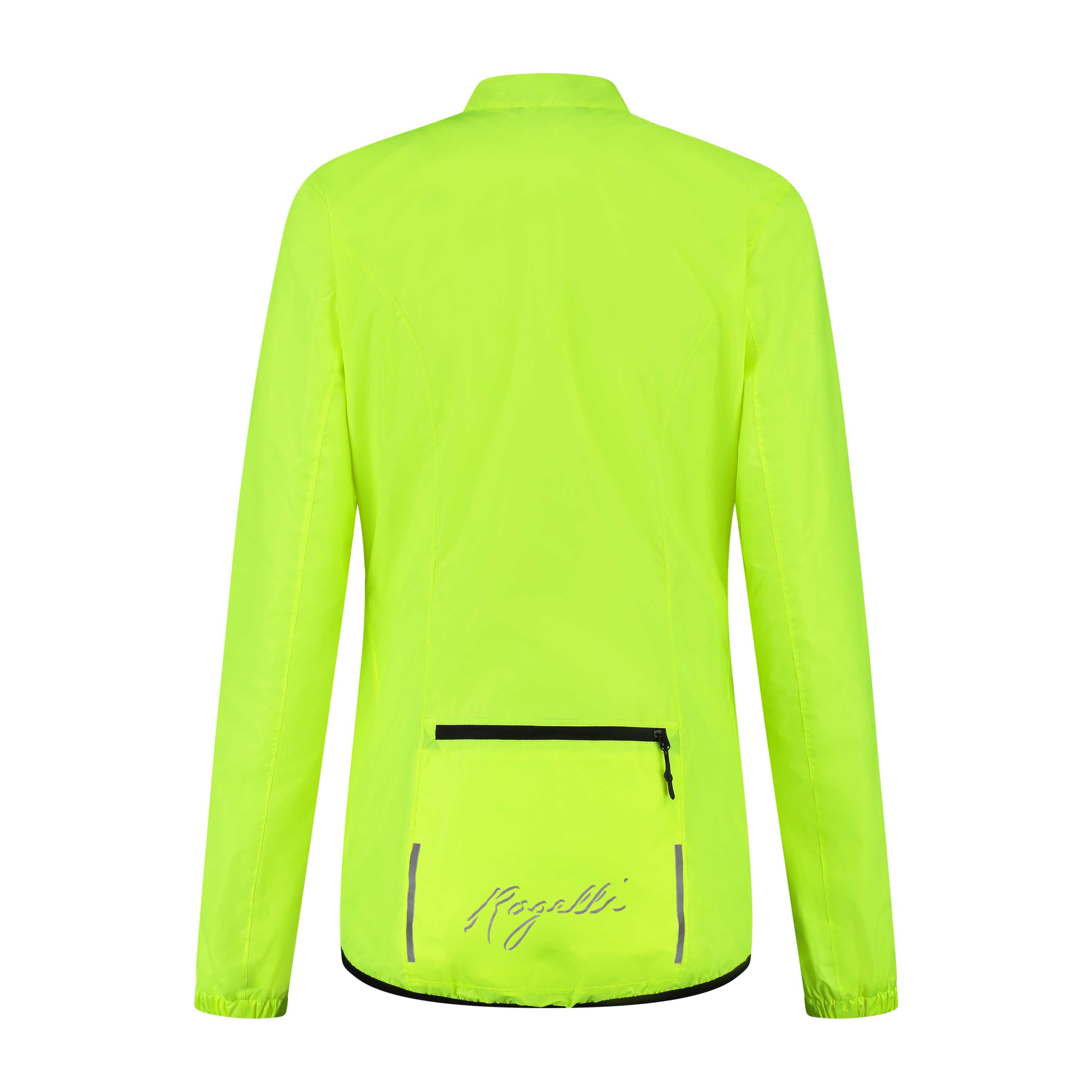 Core Rain jacket ladies - neon yellow