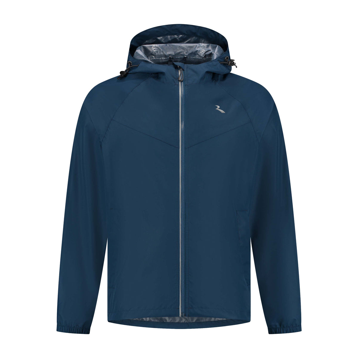 Rogelli Core Commuter regenjas unisex blauw voorkant.